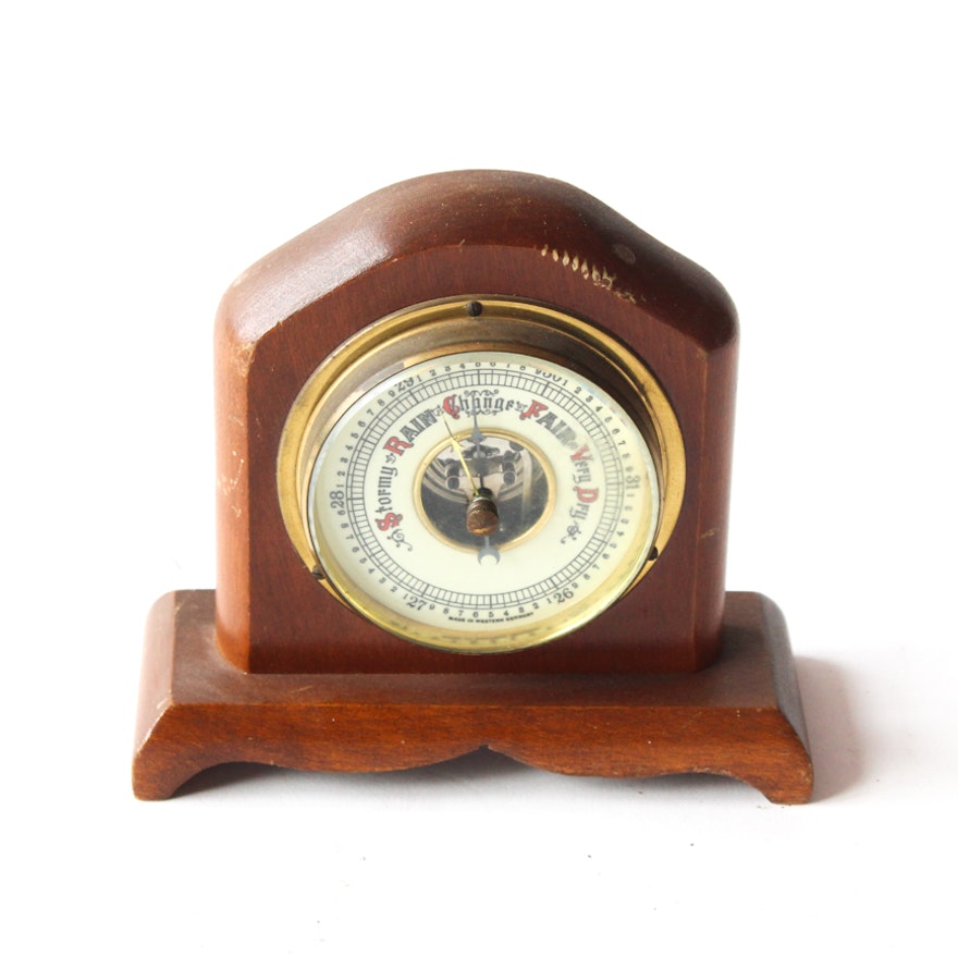 Woodcraftery Vintage German Barometer