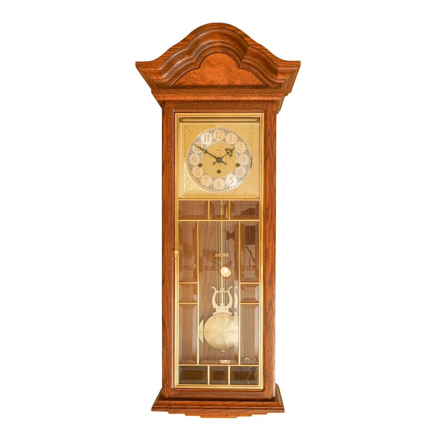 Ansonia "Gold Medallion" Pendulum Wall Clock