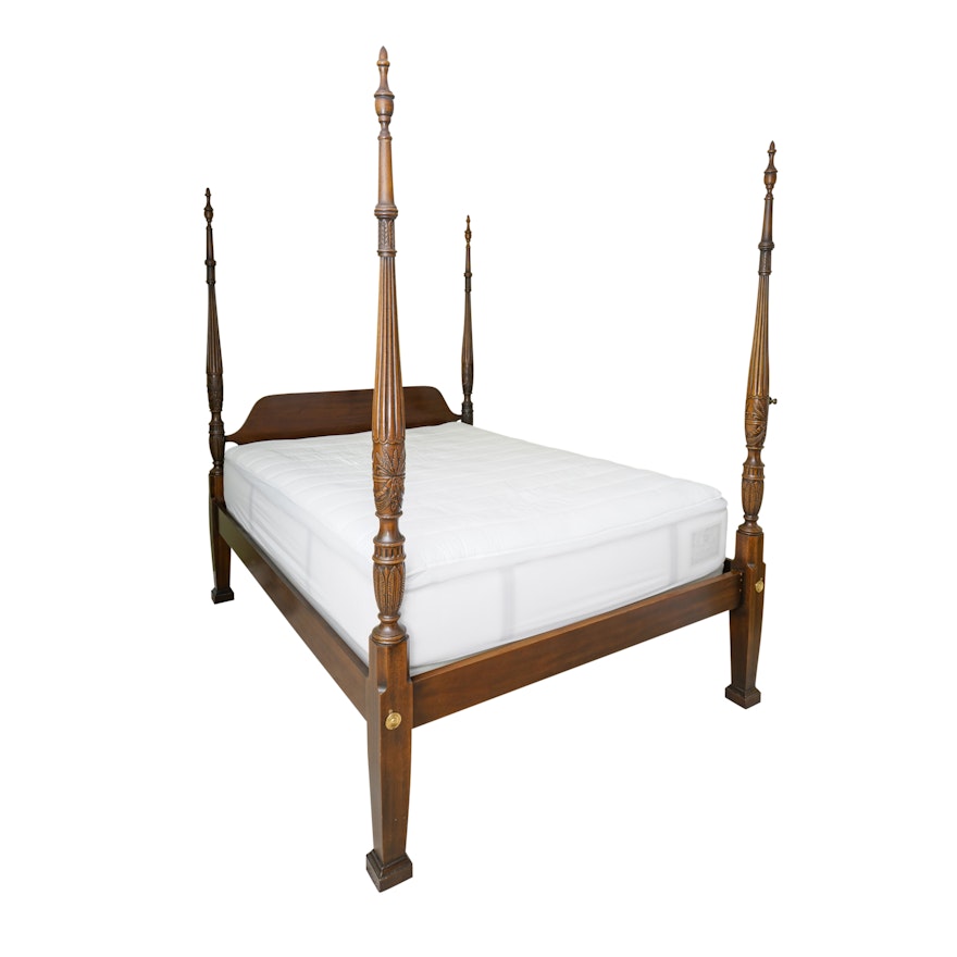 Queen Sized Four Poster Bed Frame by Drexel