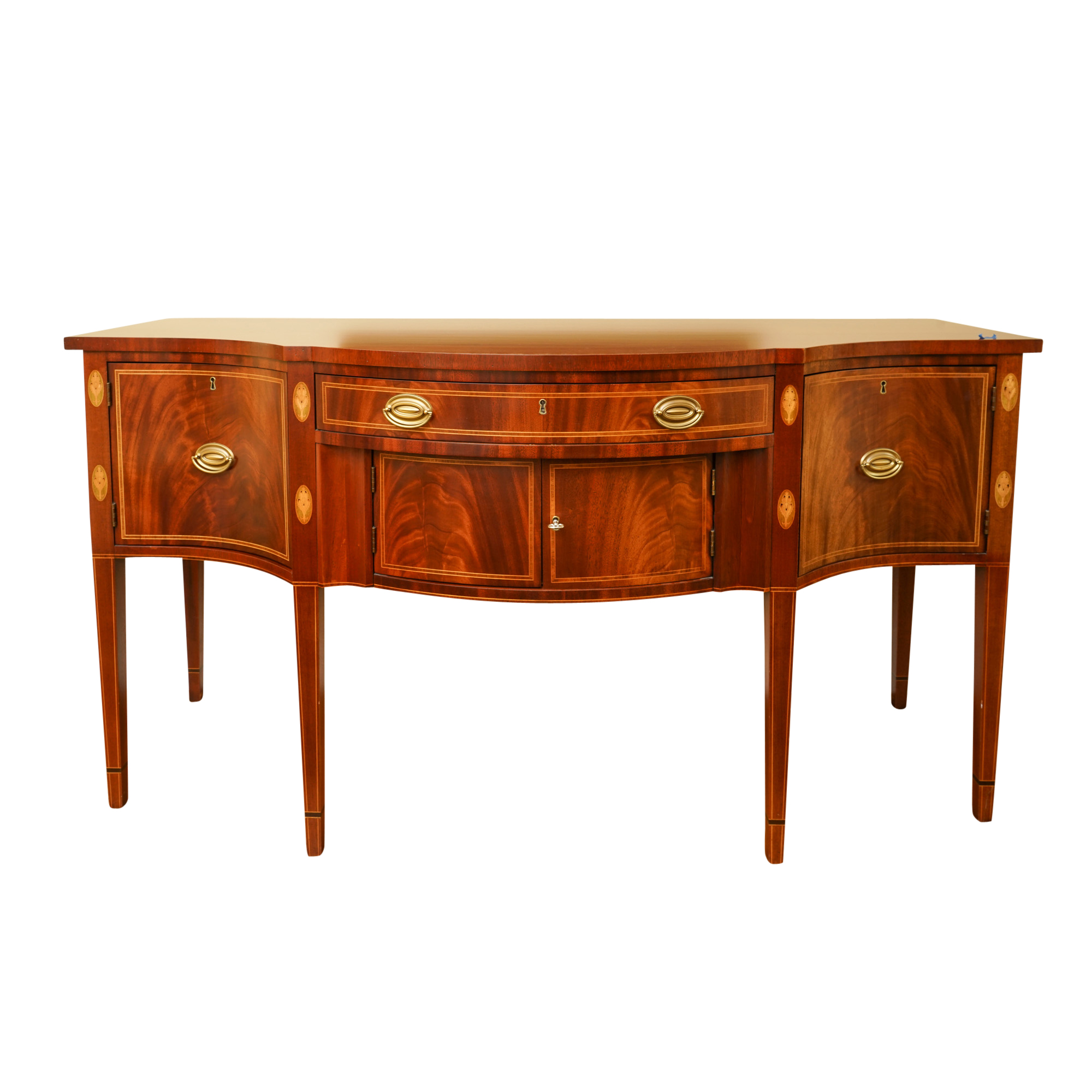 Federal-Style Mount Vernon Reproduction Mahogany Sideboard by Hickory Chair