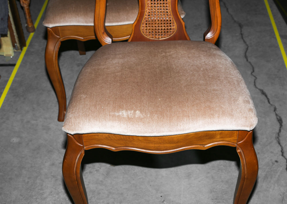 Vintage Bassett French Provincial Style Dining Chairs