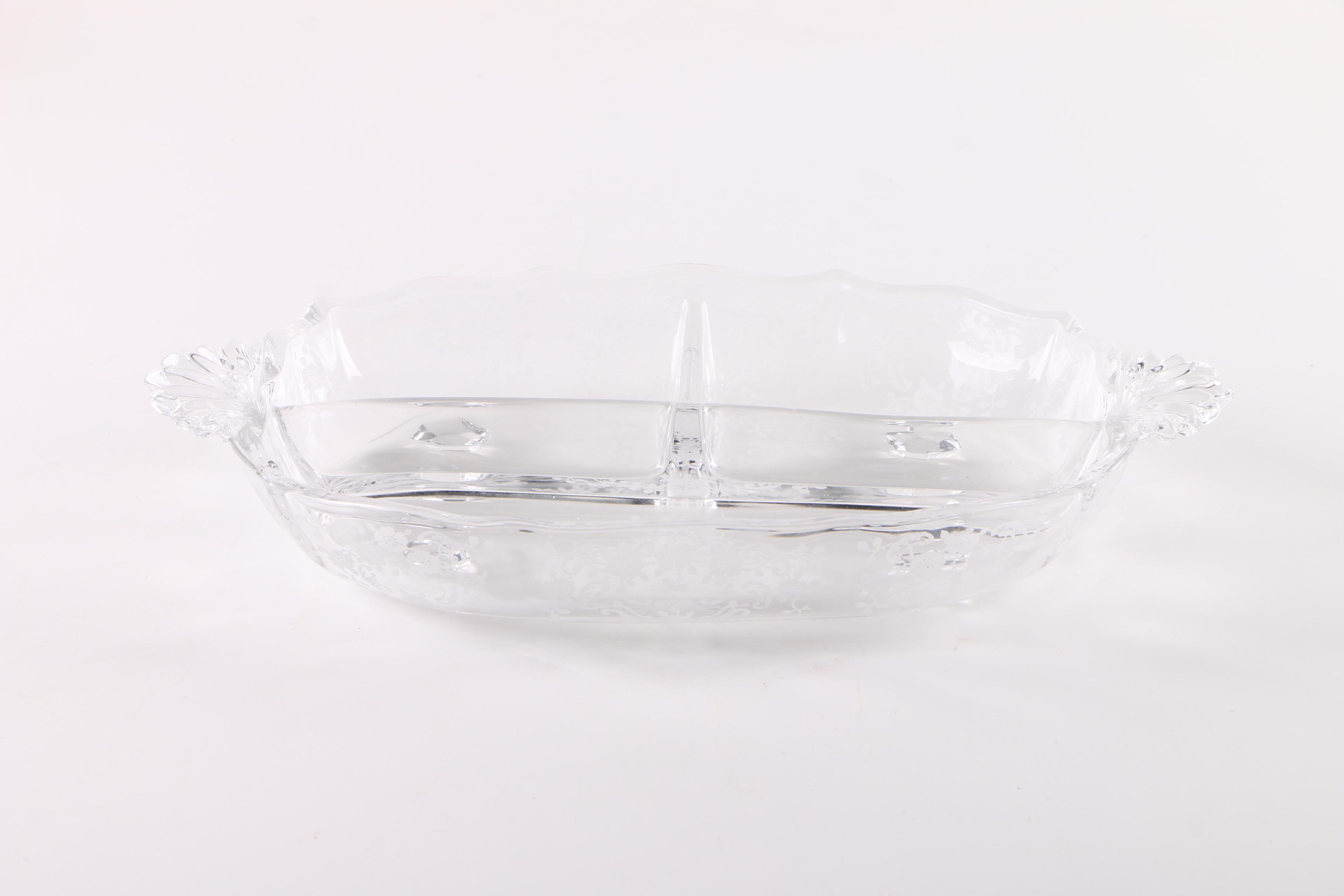 Cambridge "Rose Point Clear" and Other Glass Tableware