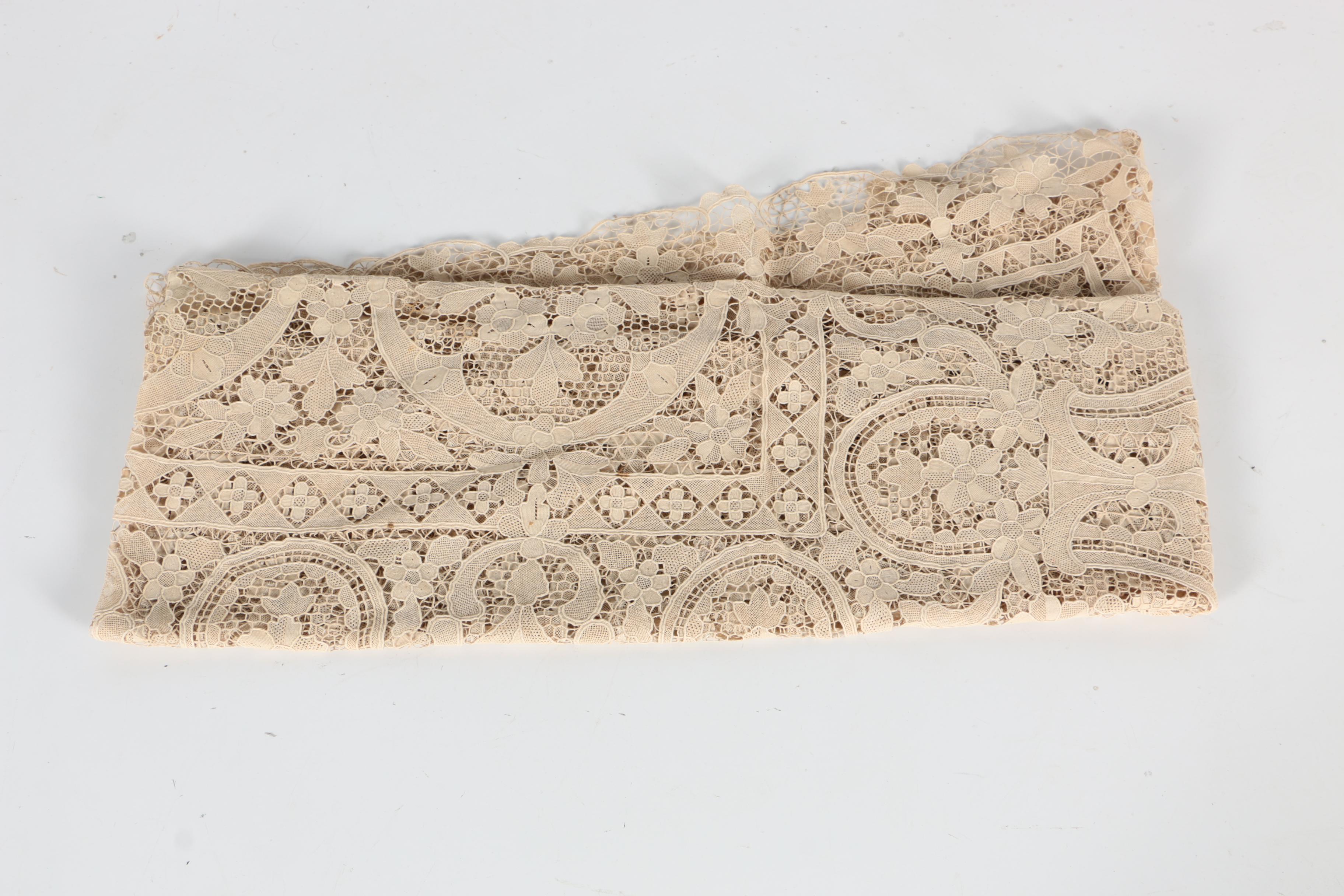 Vintage Embroidered and Lace Table Linens