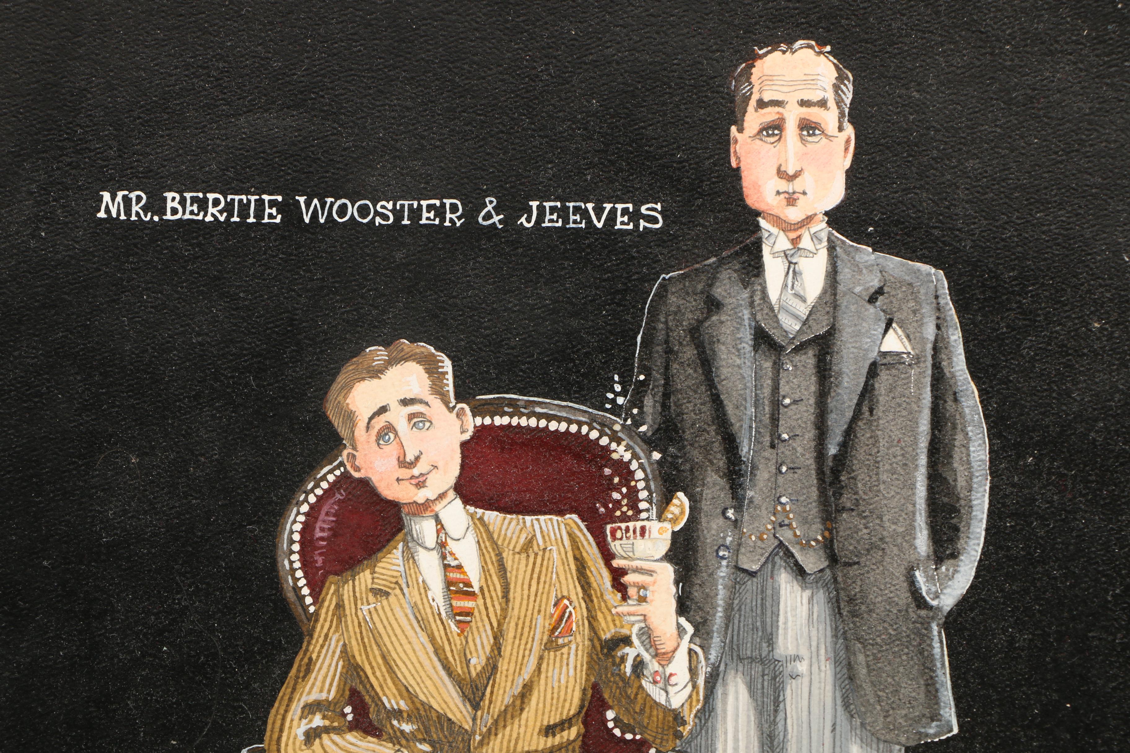 Norman P. Wadell Ink and Watercolor Painting