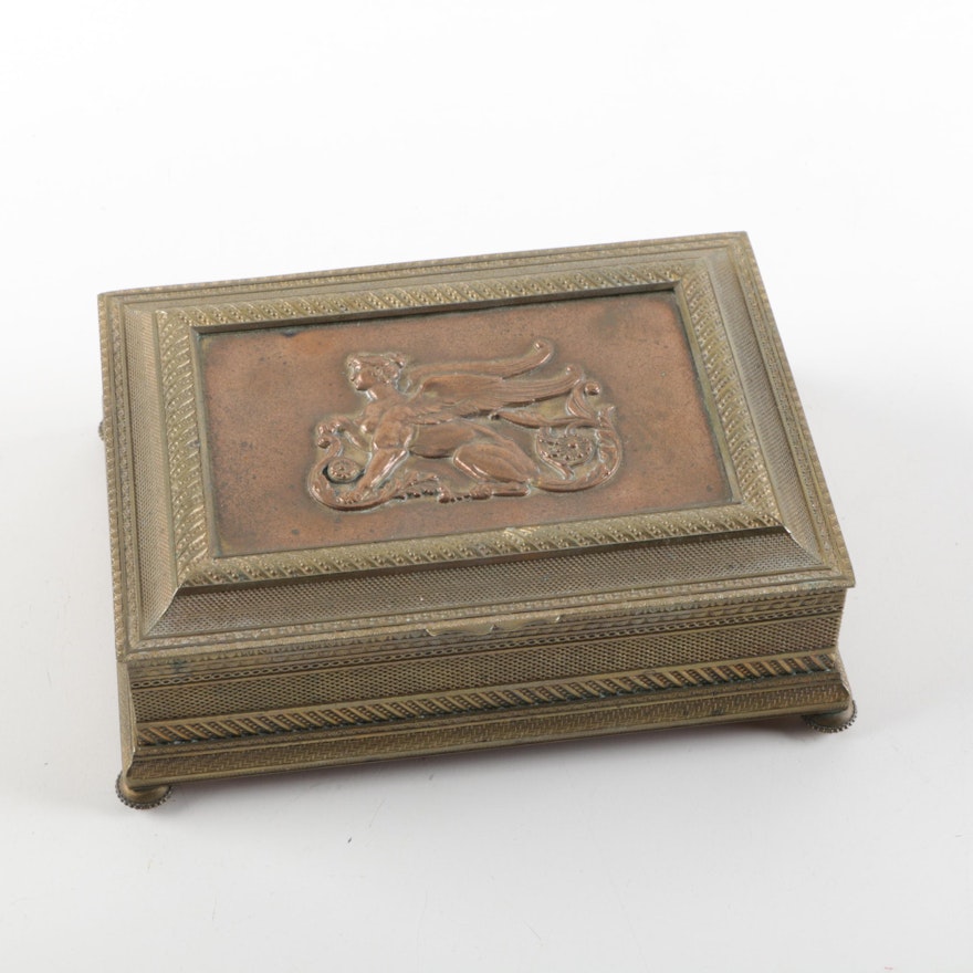 Greco-European Style Sphinx Motif Vanity Box