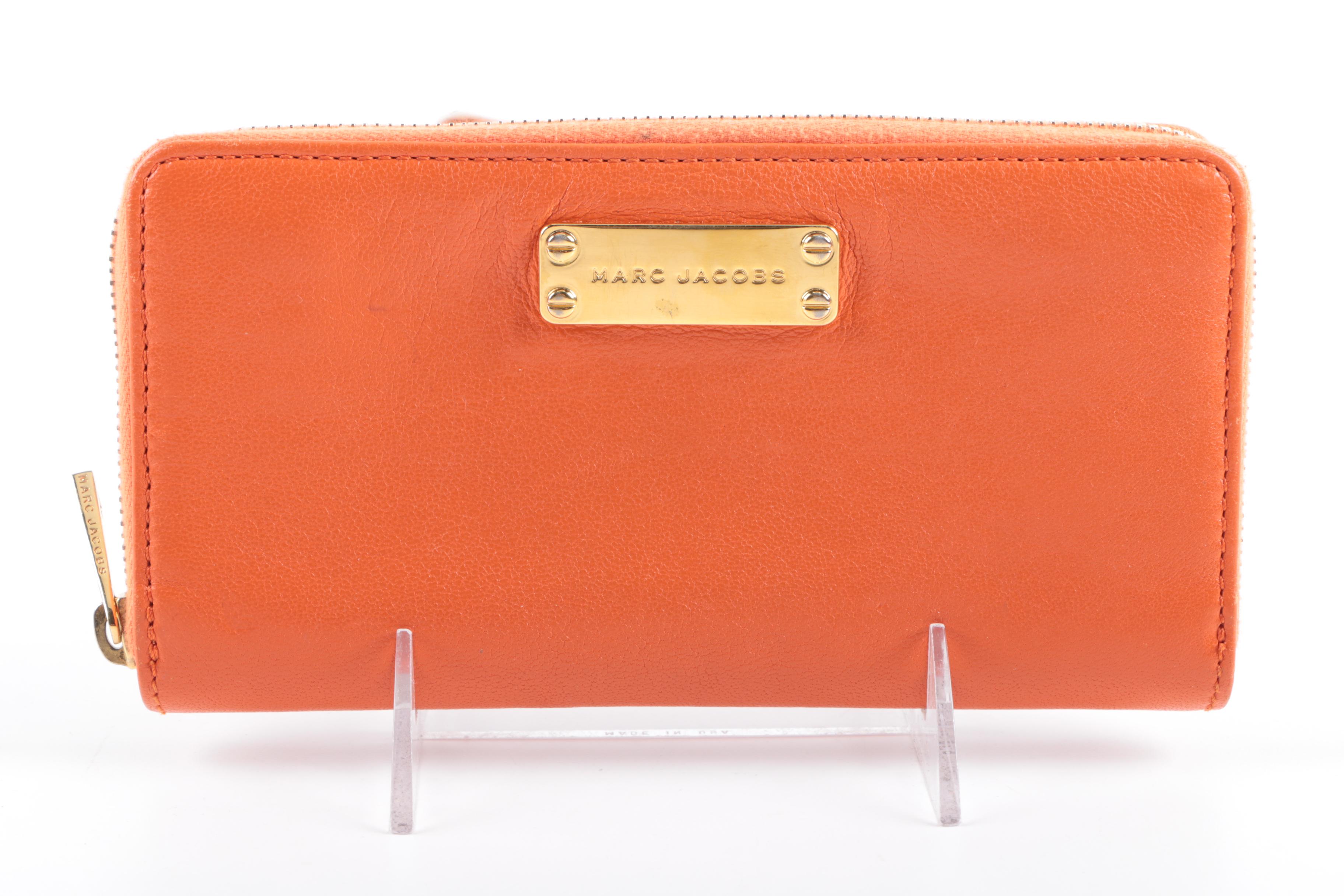 Marc Jacobs and Lodis Orange Wallets