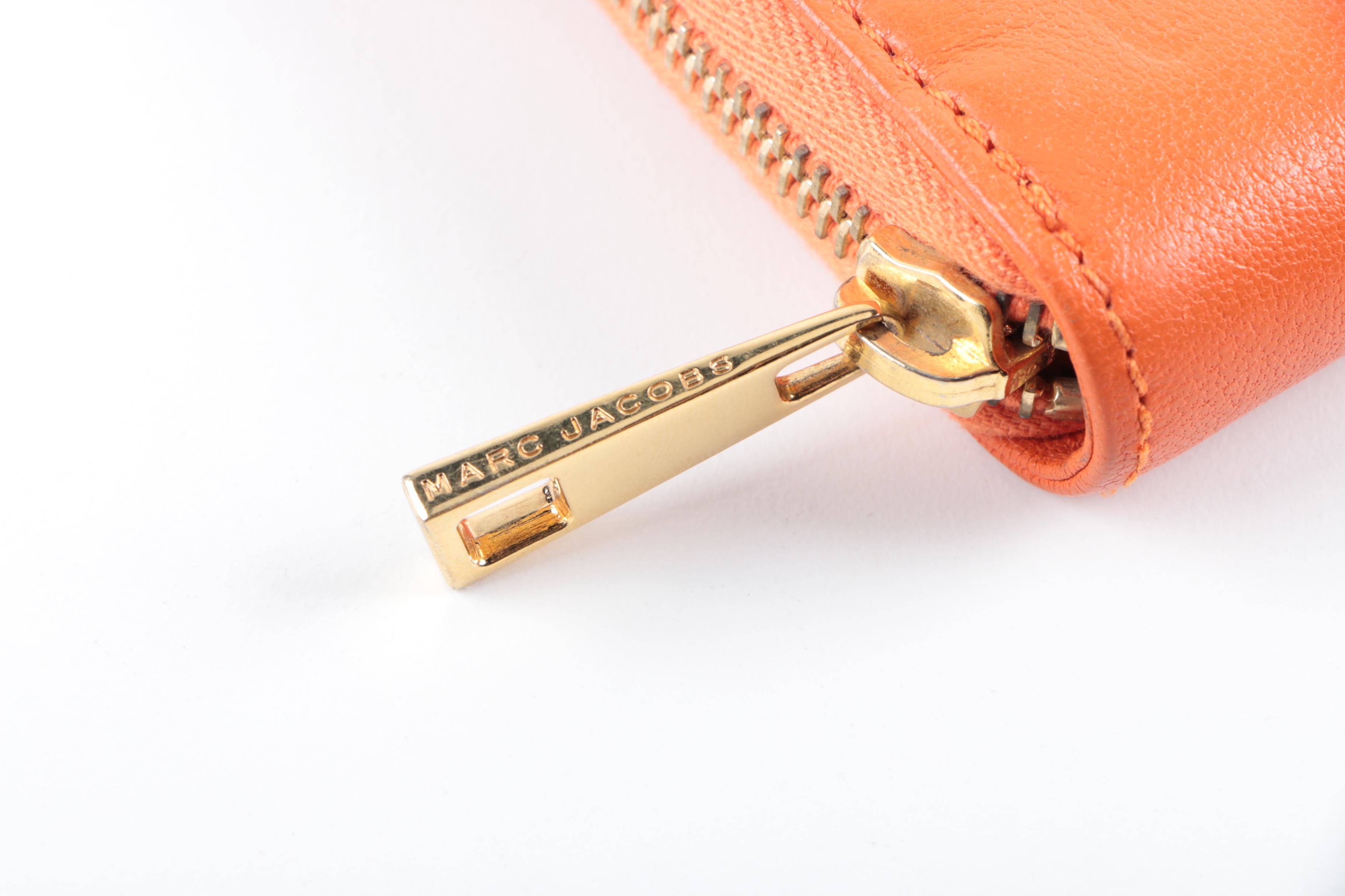 Marc Jacobs and Lodis Orange Wallets