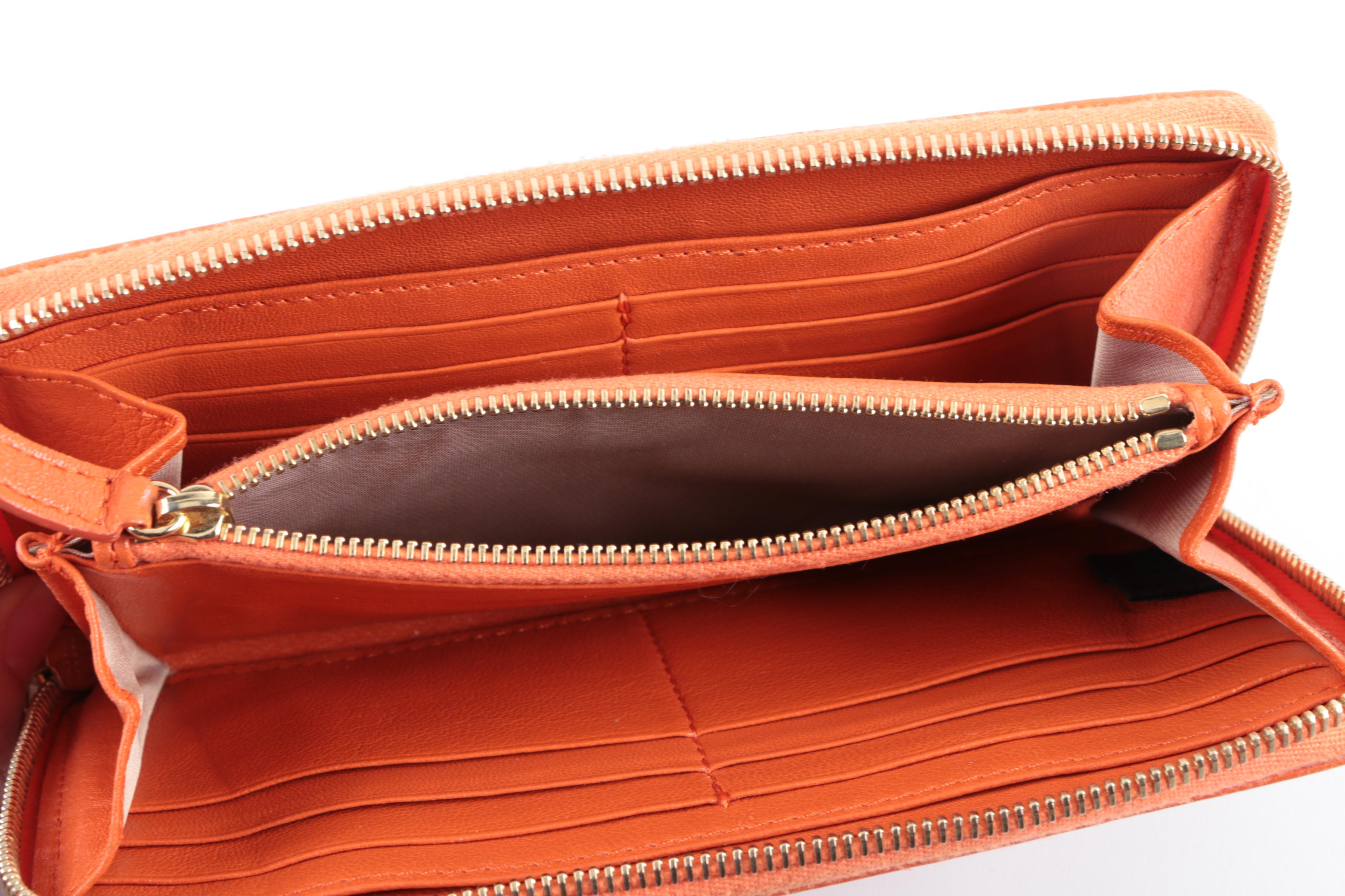 Marc Jacobs and Lodis Orange Wallets