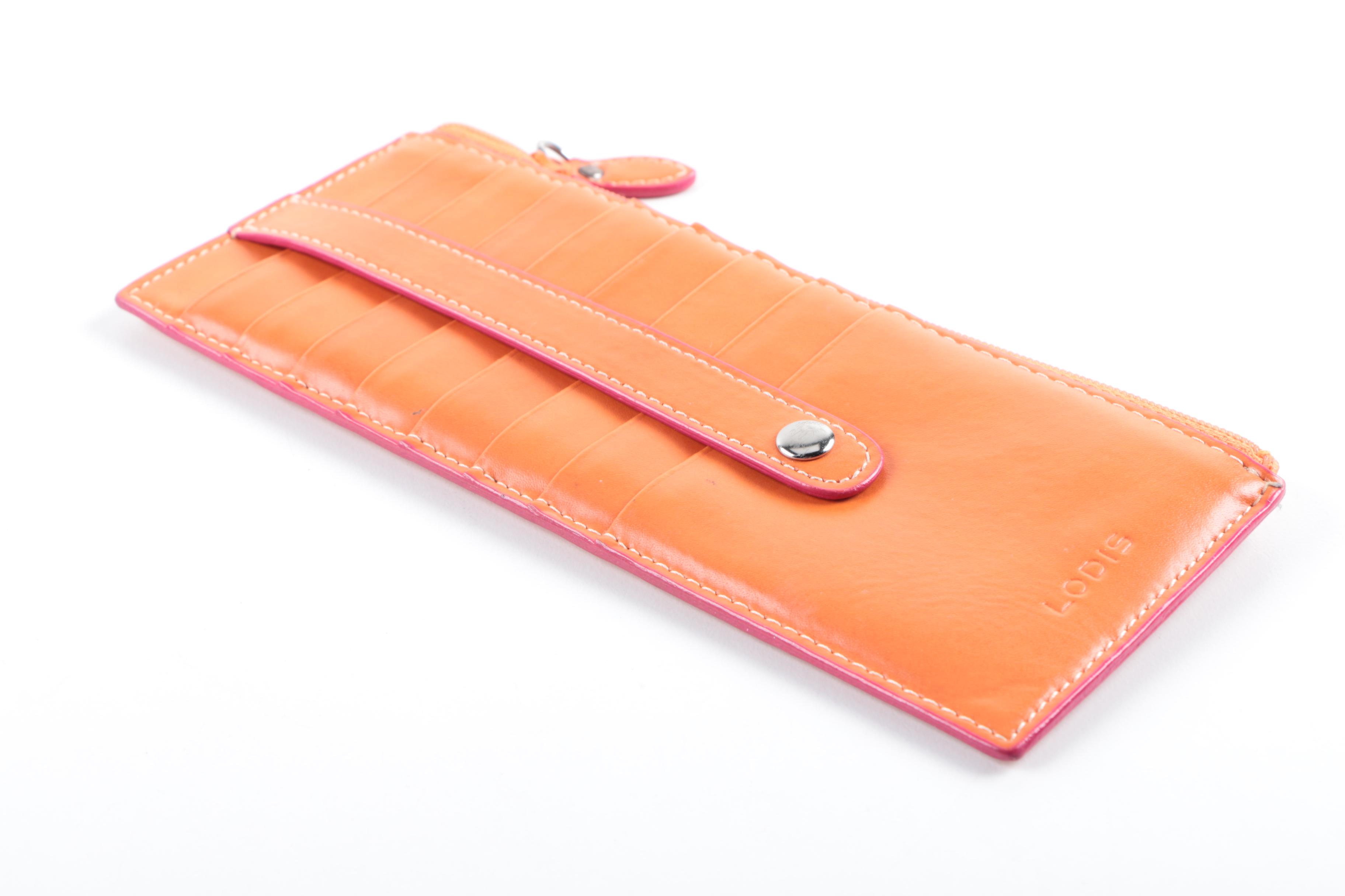 Marc Jacobs and Lodis Orange Wallets