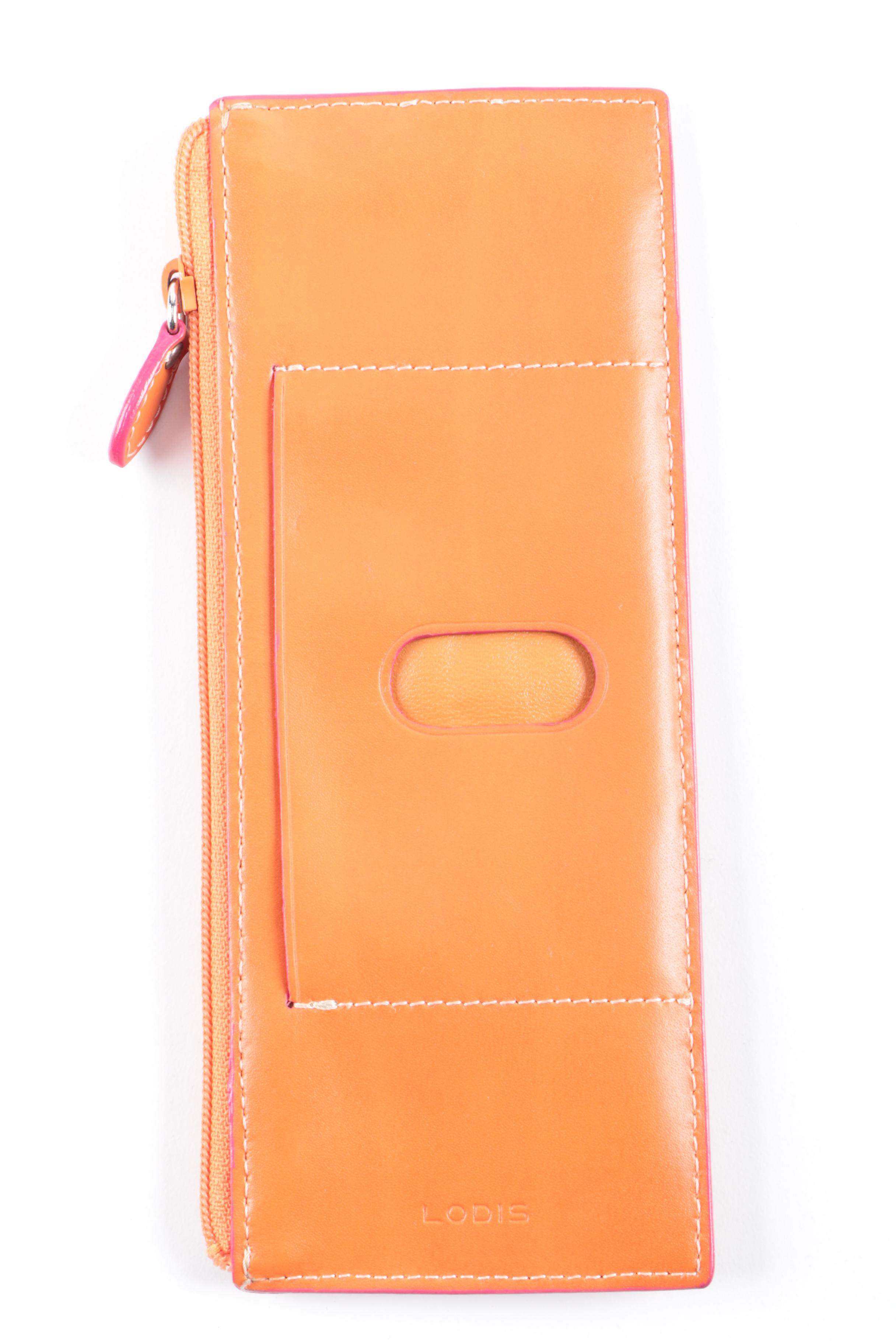 Marc Jacobs and Lodis Orange Wallets