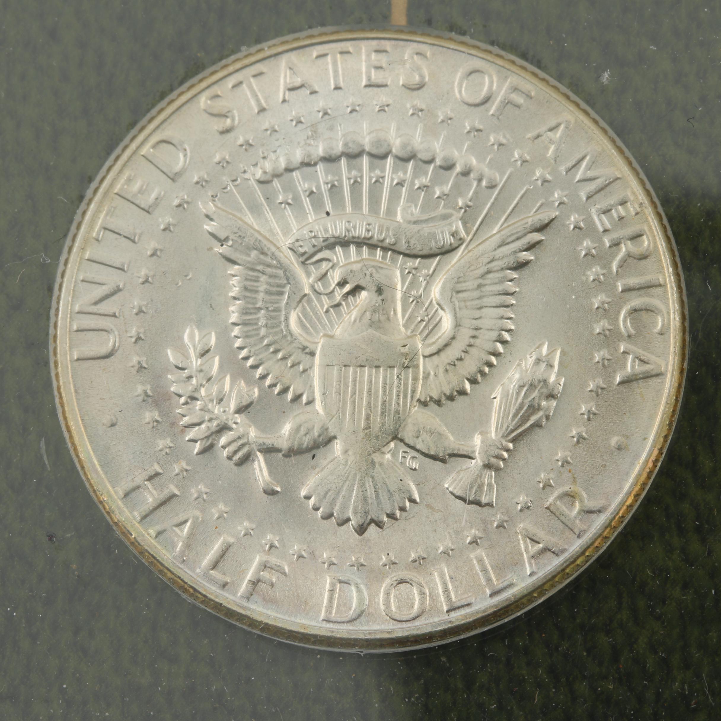 1964 Last U.S. Silver Coinage Numismatic Clock by Marion Kay