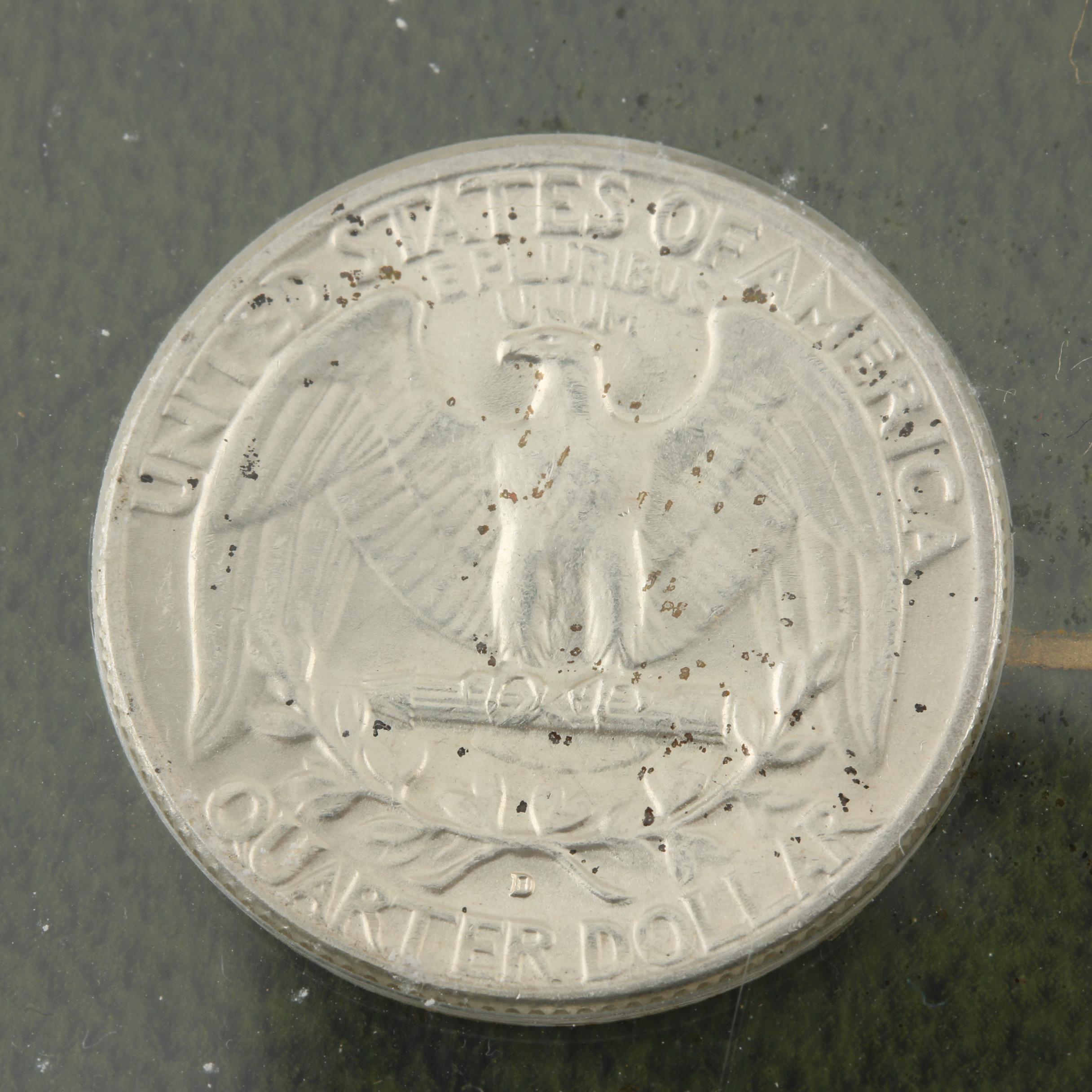 1964 Last U.S. Silver Coinage Numismatic Clock by Marion Kay