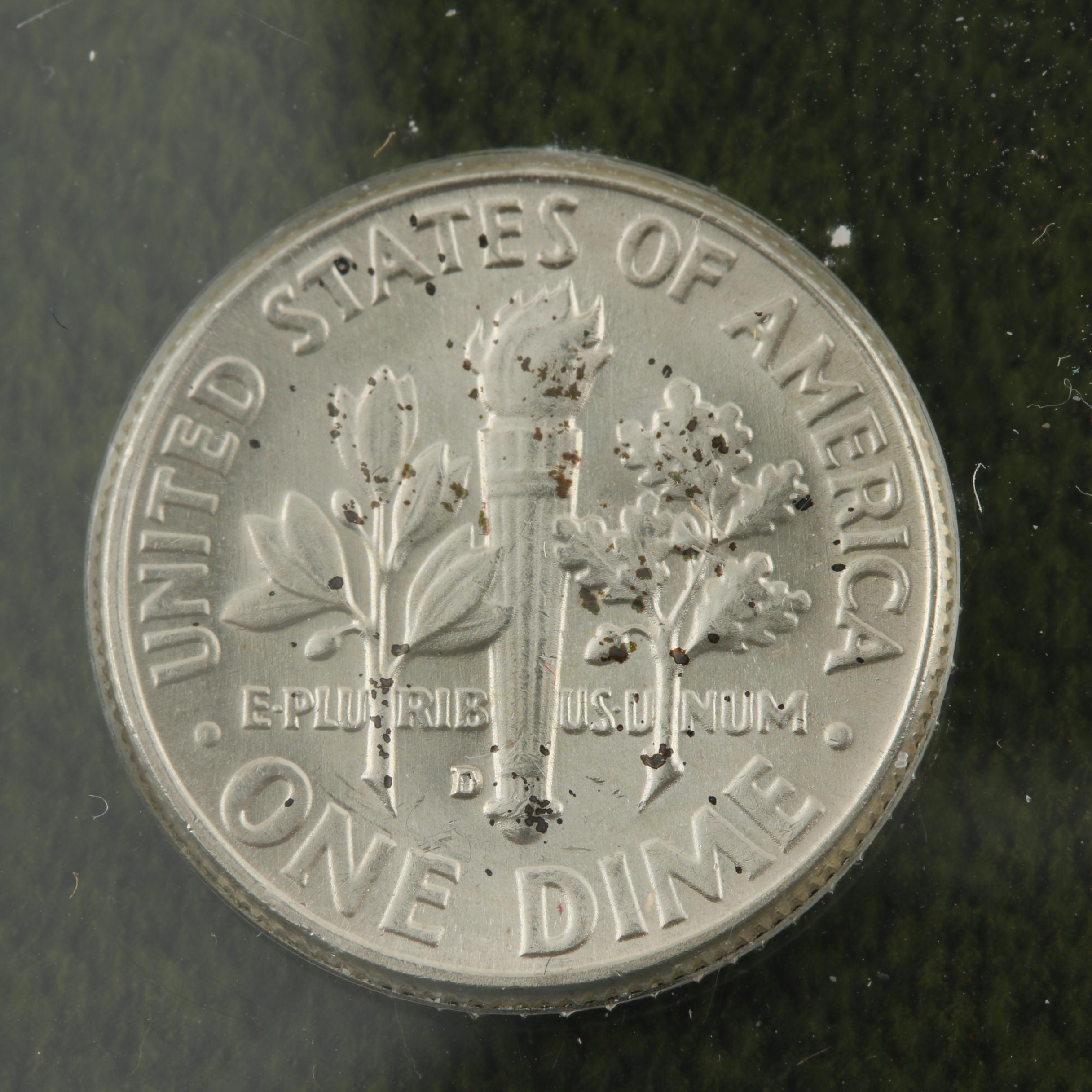 1964 Last U.S. Silver Coinage Numismatic Clock by Marion Kay