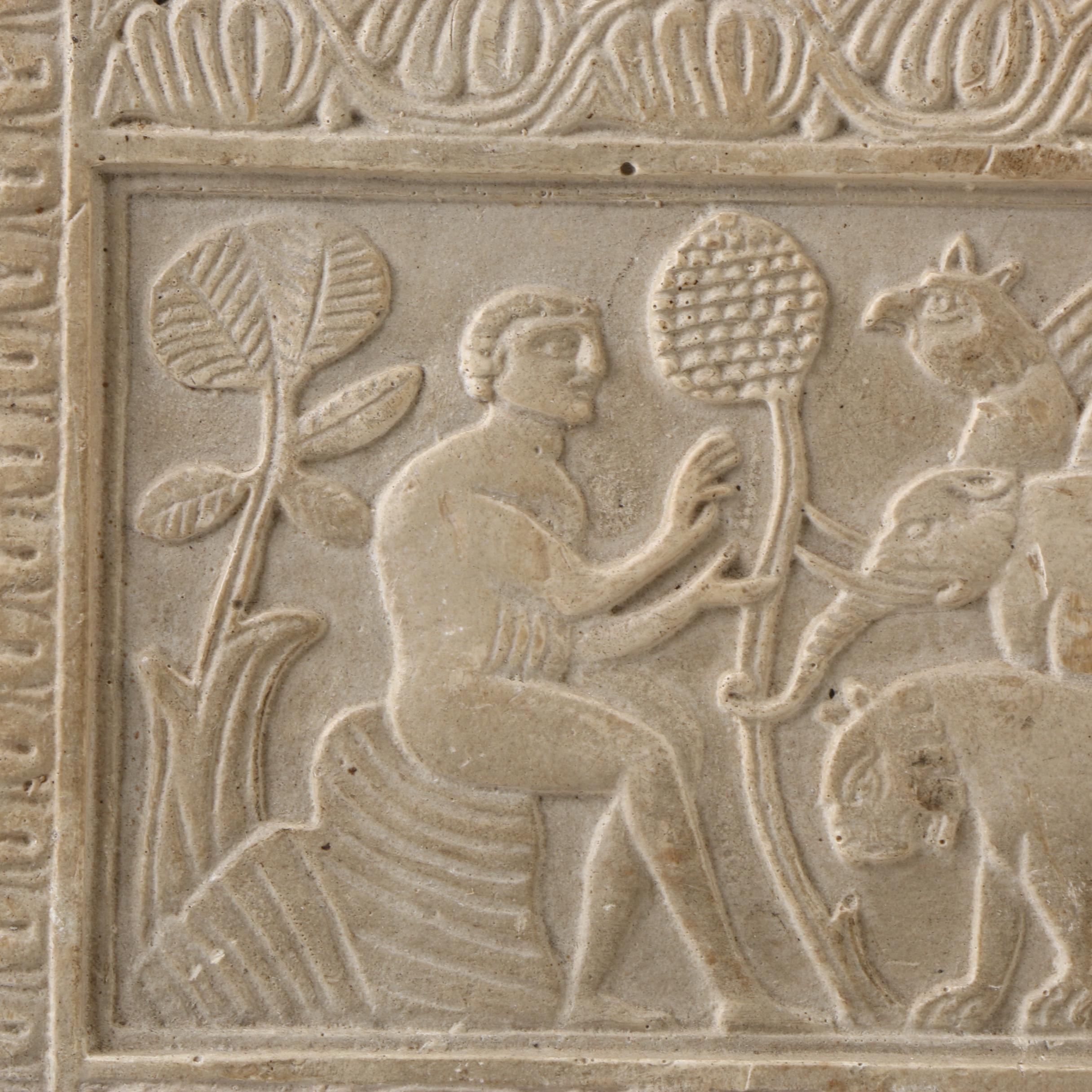 Archaeological Casting of 12th Century Ossuary Panel