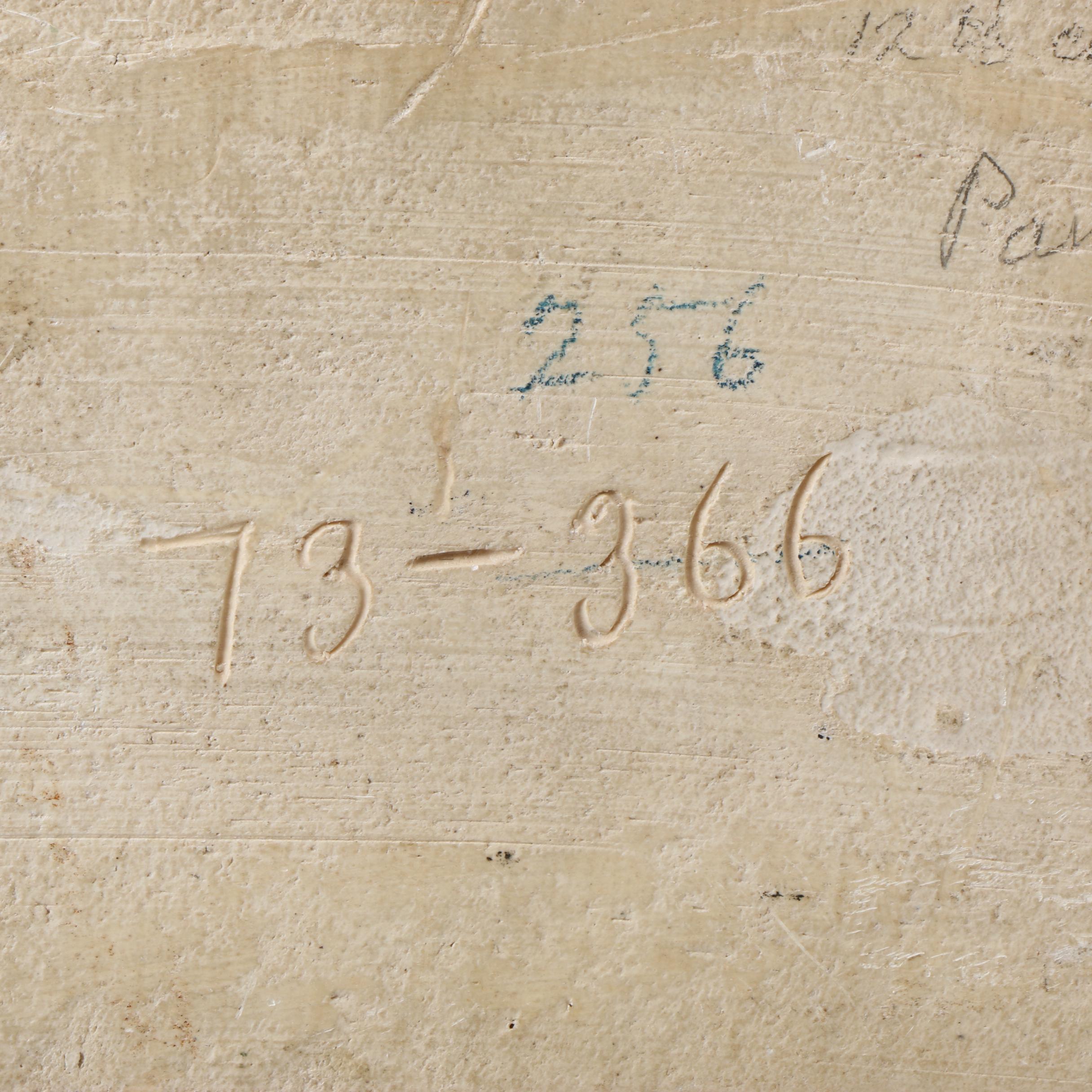 Archaeological Casting of 12th Century Ossuary Panel