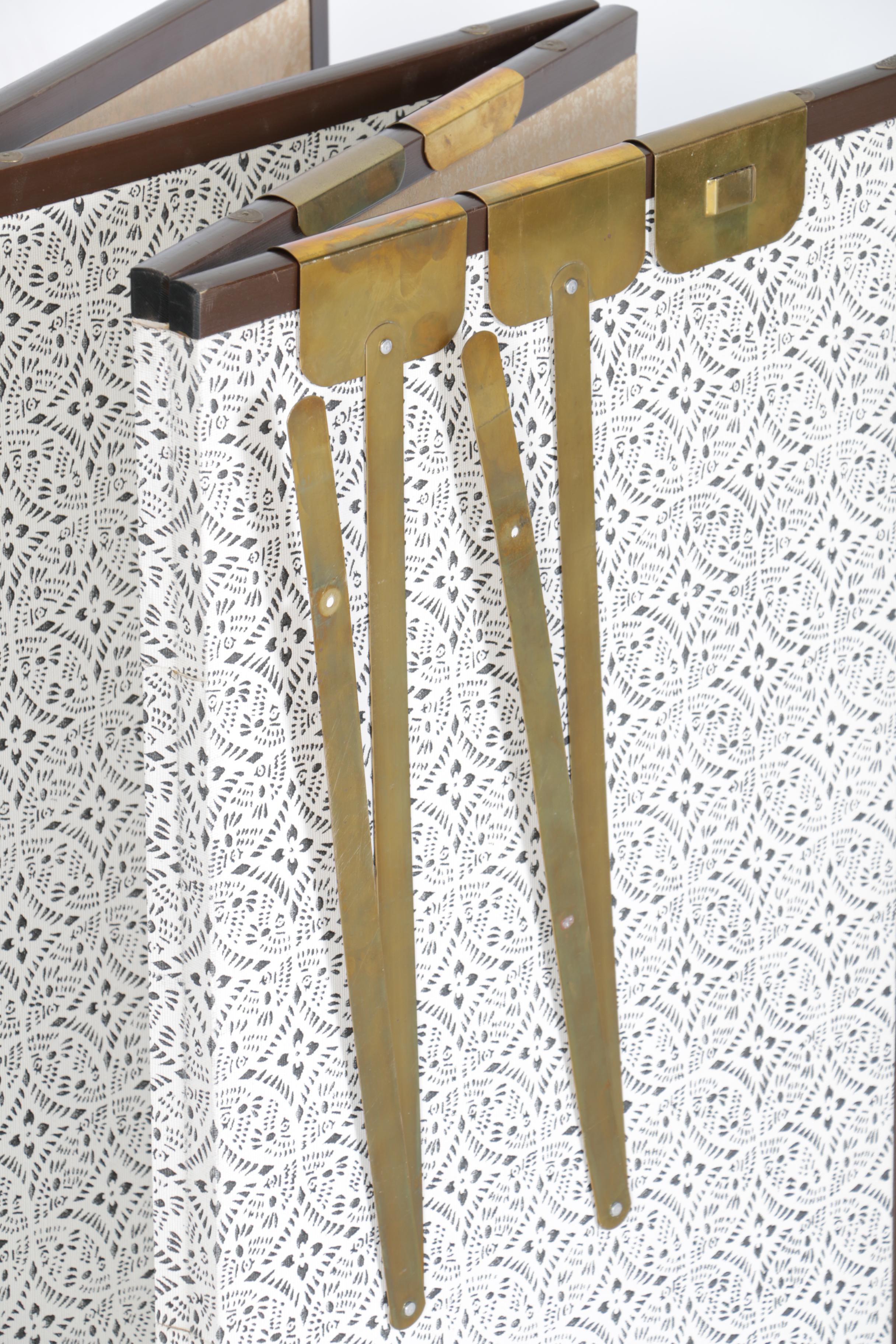 Vintage Japanese Folding Wall Screen