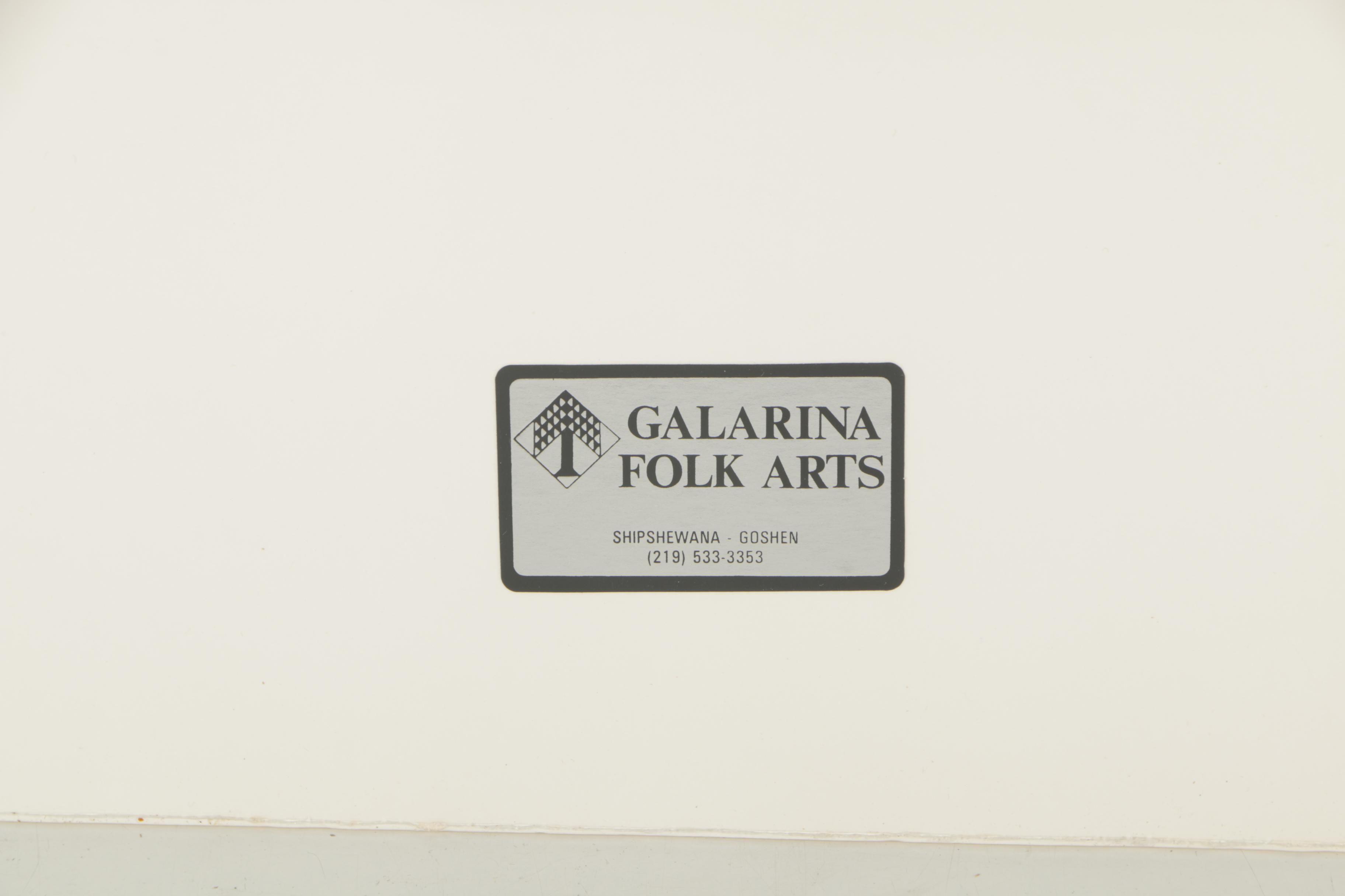 P. Buckley Moss Limited Edition Offset Lithograph "Snowy Wedding"