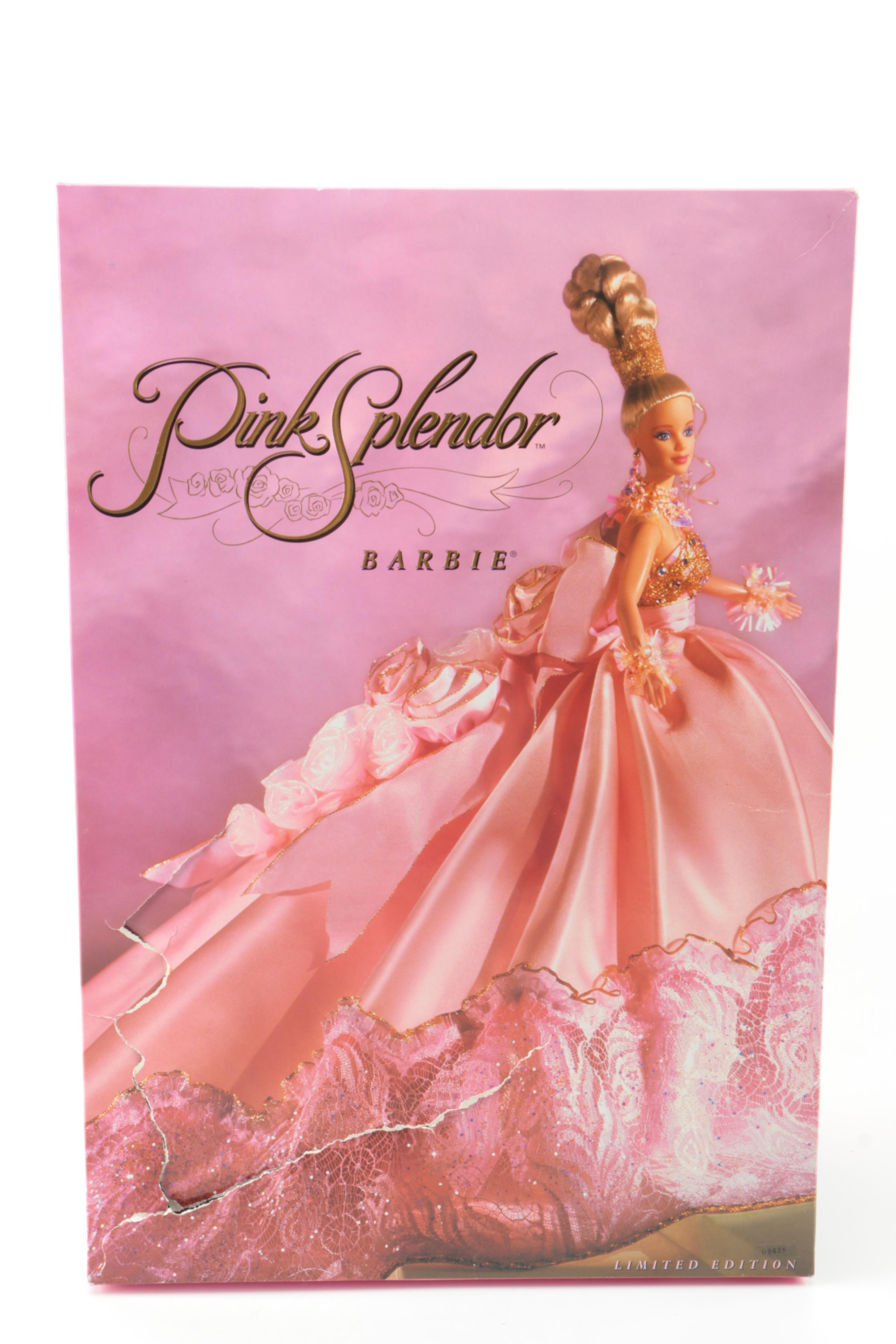 Mattel "Madame du Barbie" Doll with "Pink Splendor Barbie" by Bob Mackie