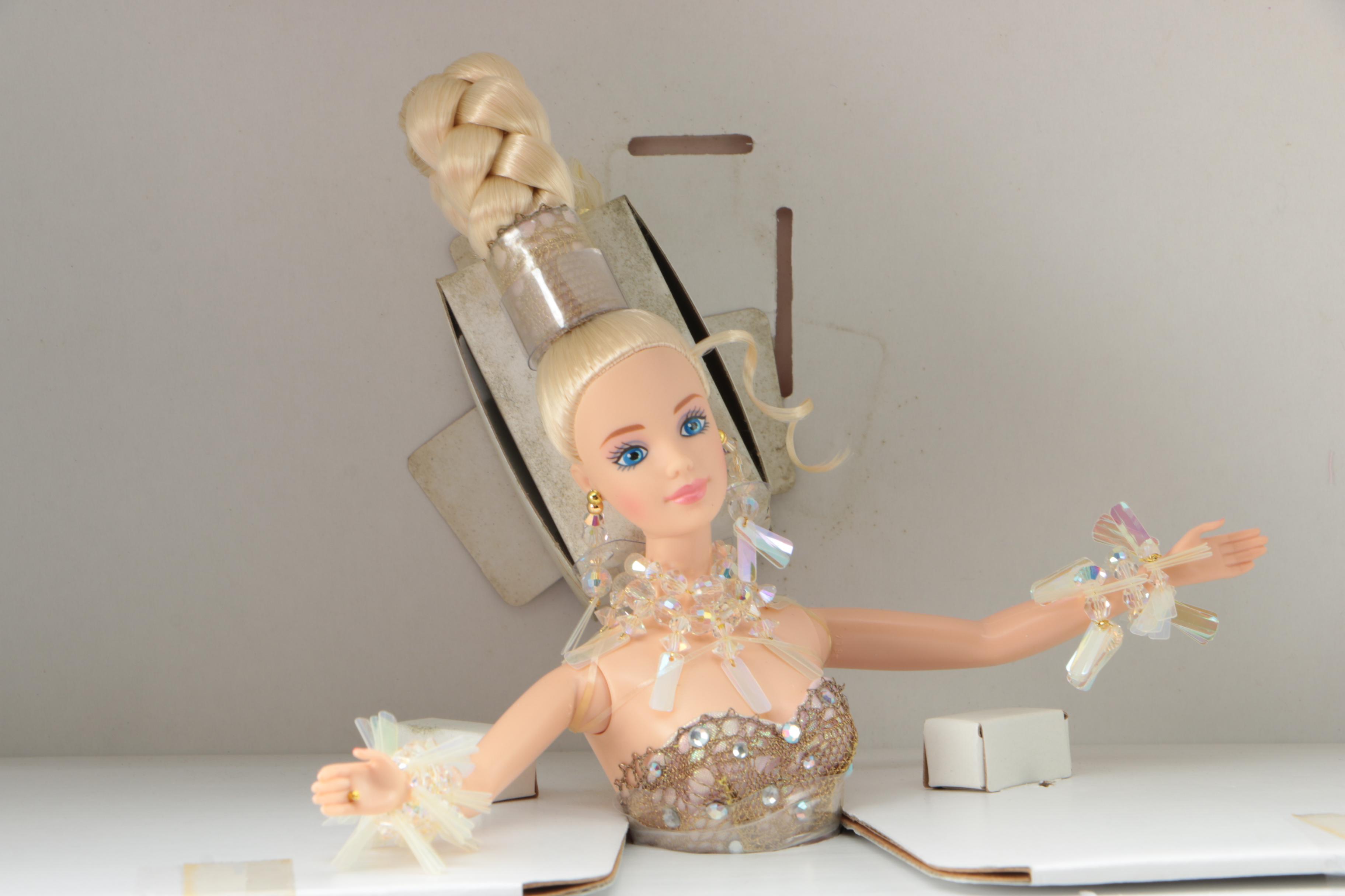 Mattel "Madame du Barbie" Doll with "Pink Splendor Barbie" by Bob Mackie