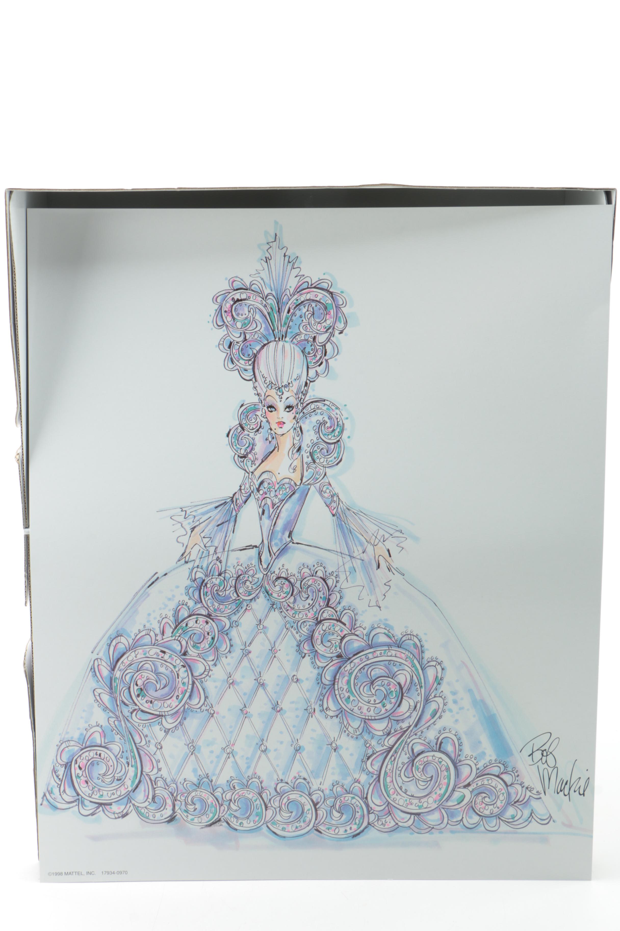 Mattel "Madame du Barbie" Doll with "Pink Splendor Barbie" by Bob Mackie