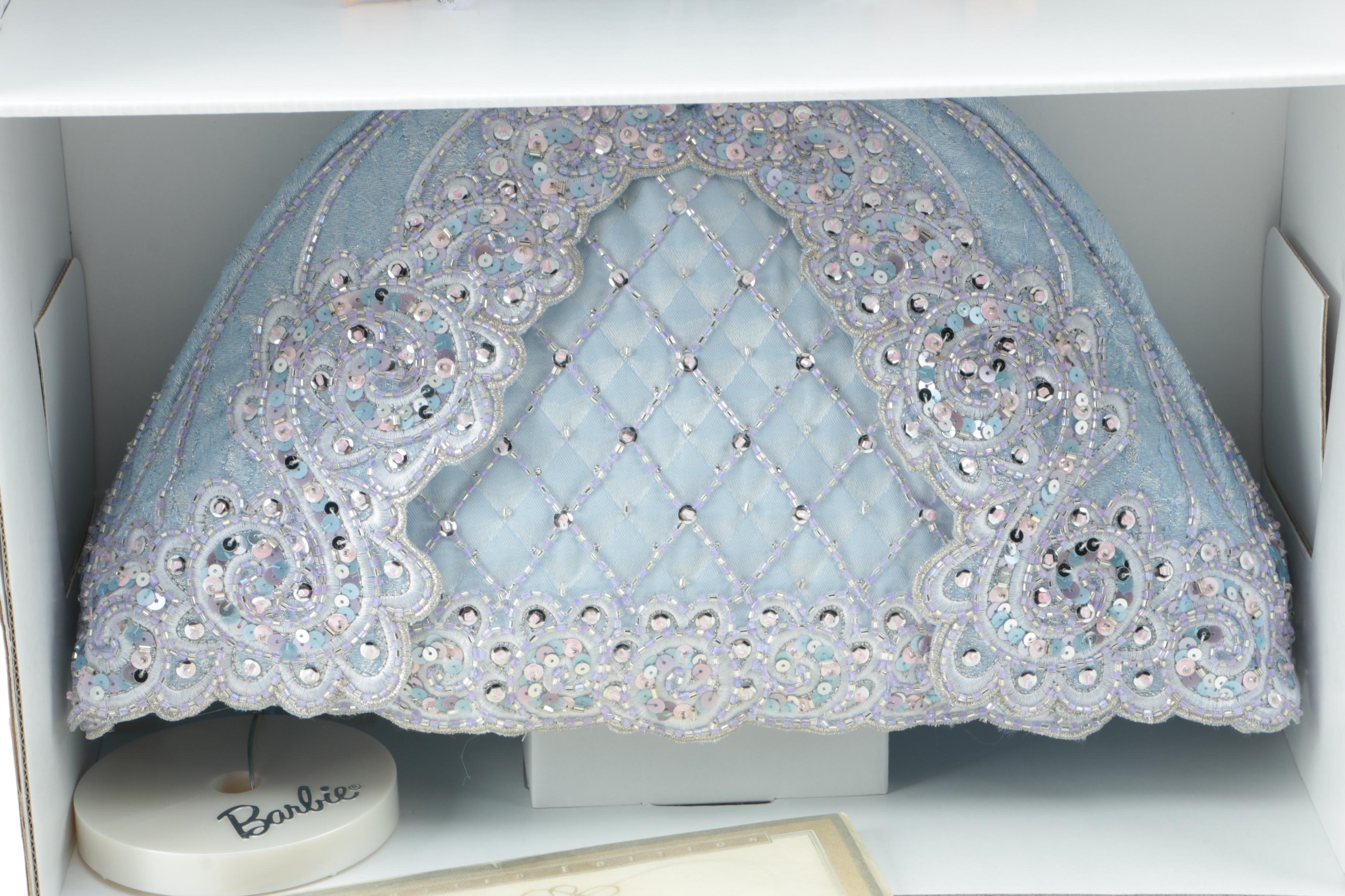 Mattel "Madame du Barbie" Doll with "Pink Splendor Barbie" by Bob Mackie