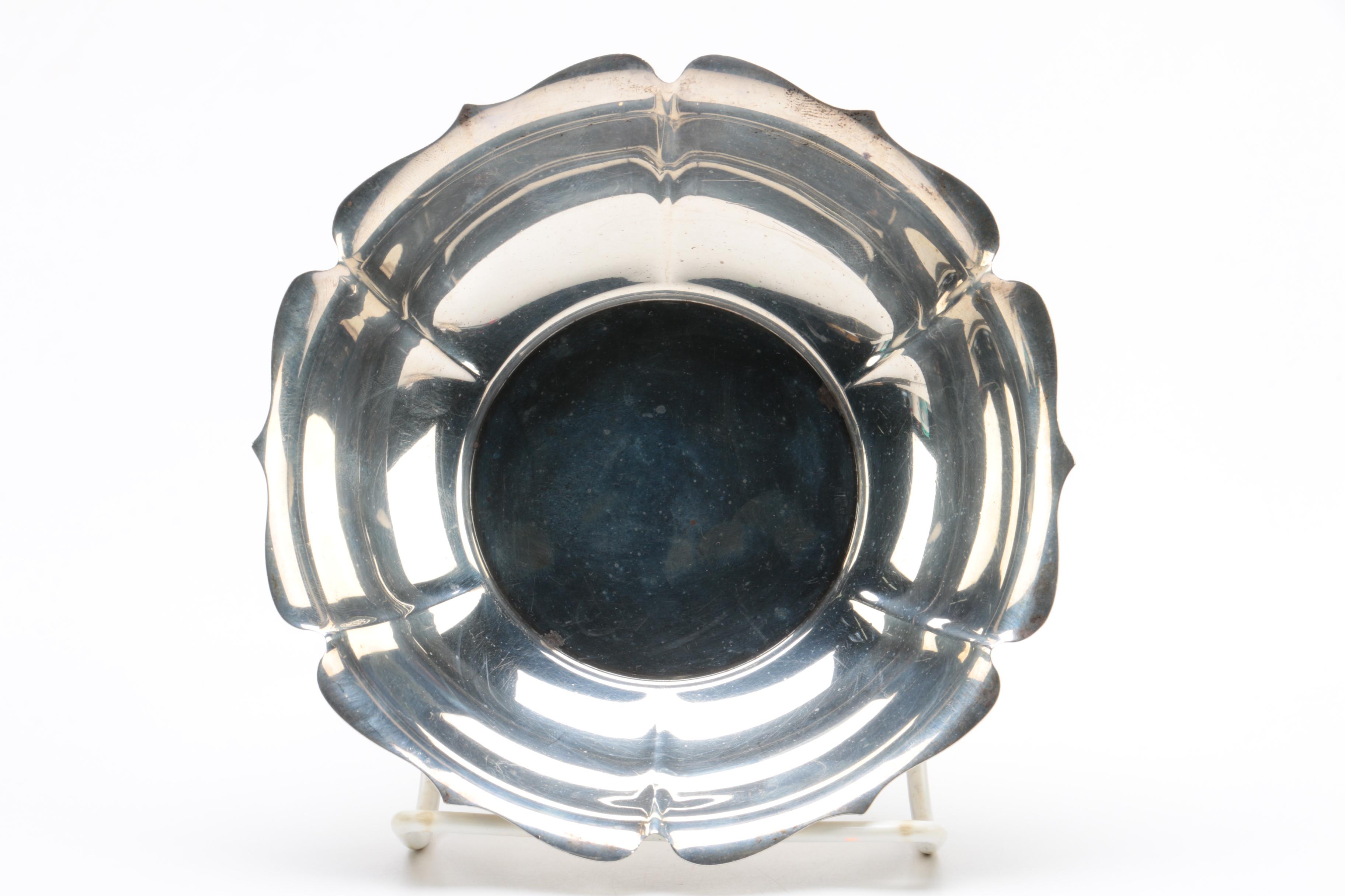 Dutch 833 Silver and Watson Company "Irish" Sterling Silver Bowls