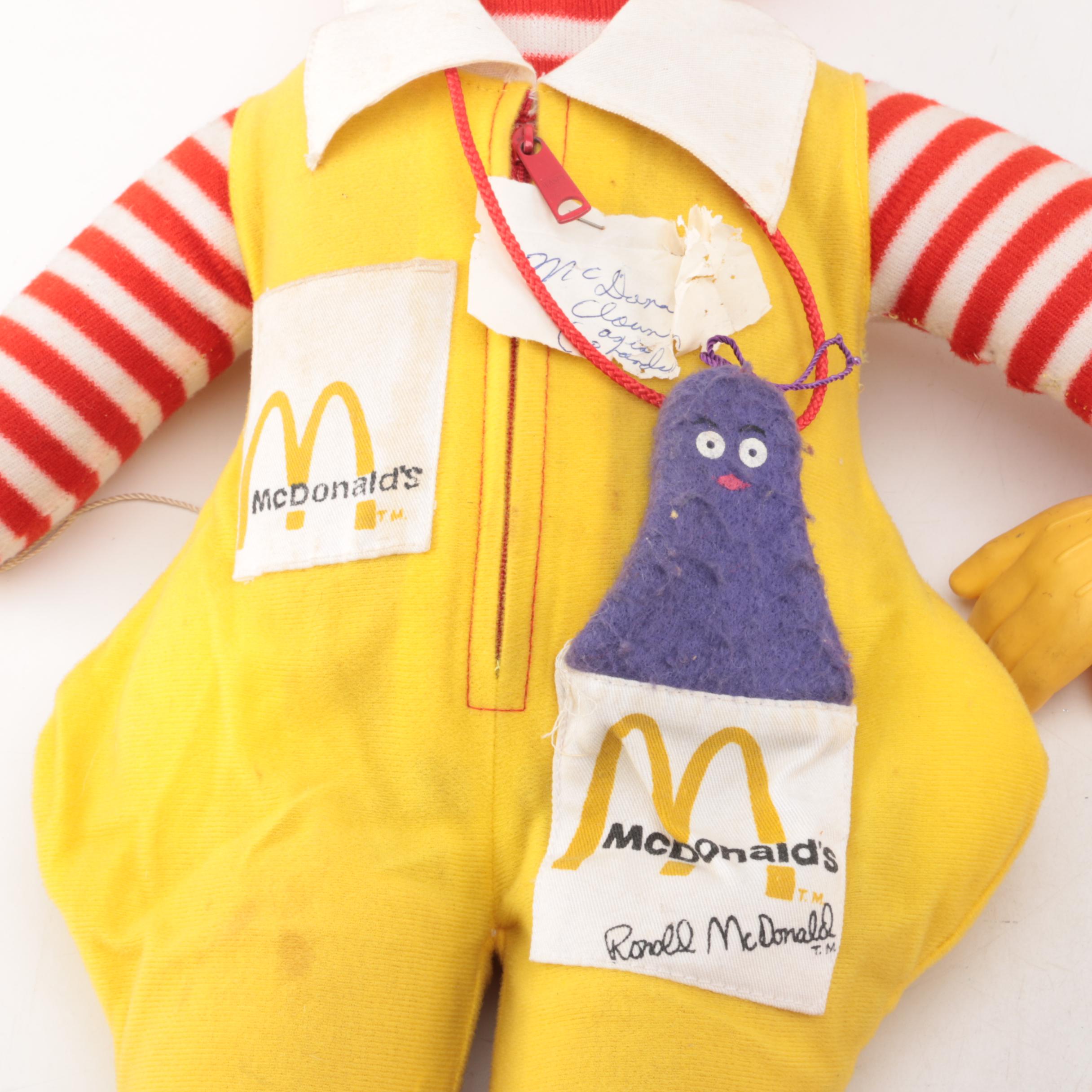 1978 Ronald McDonald Dolls