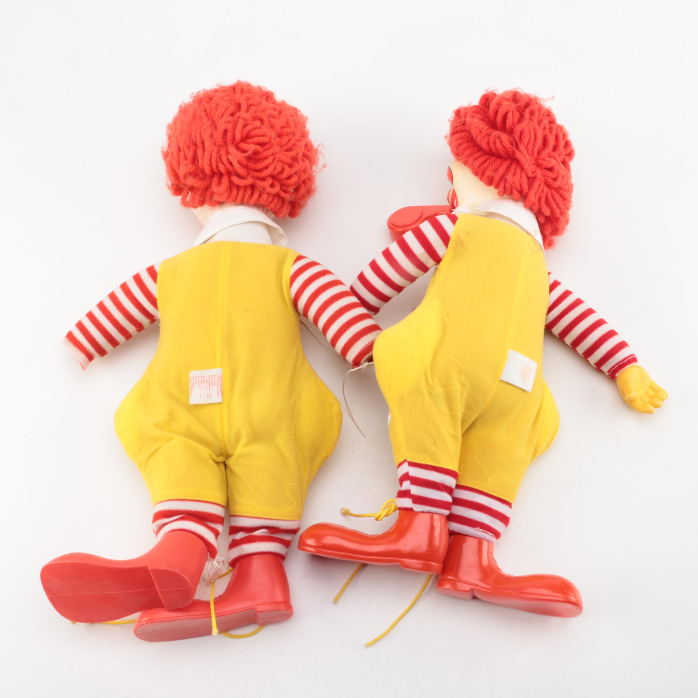 1978 Ronald McDonald Dolls