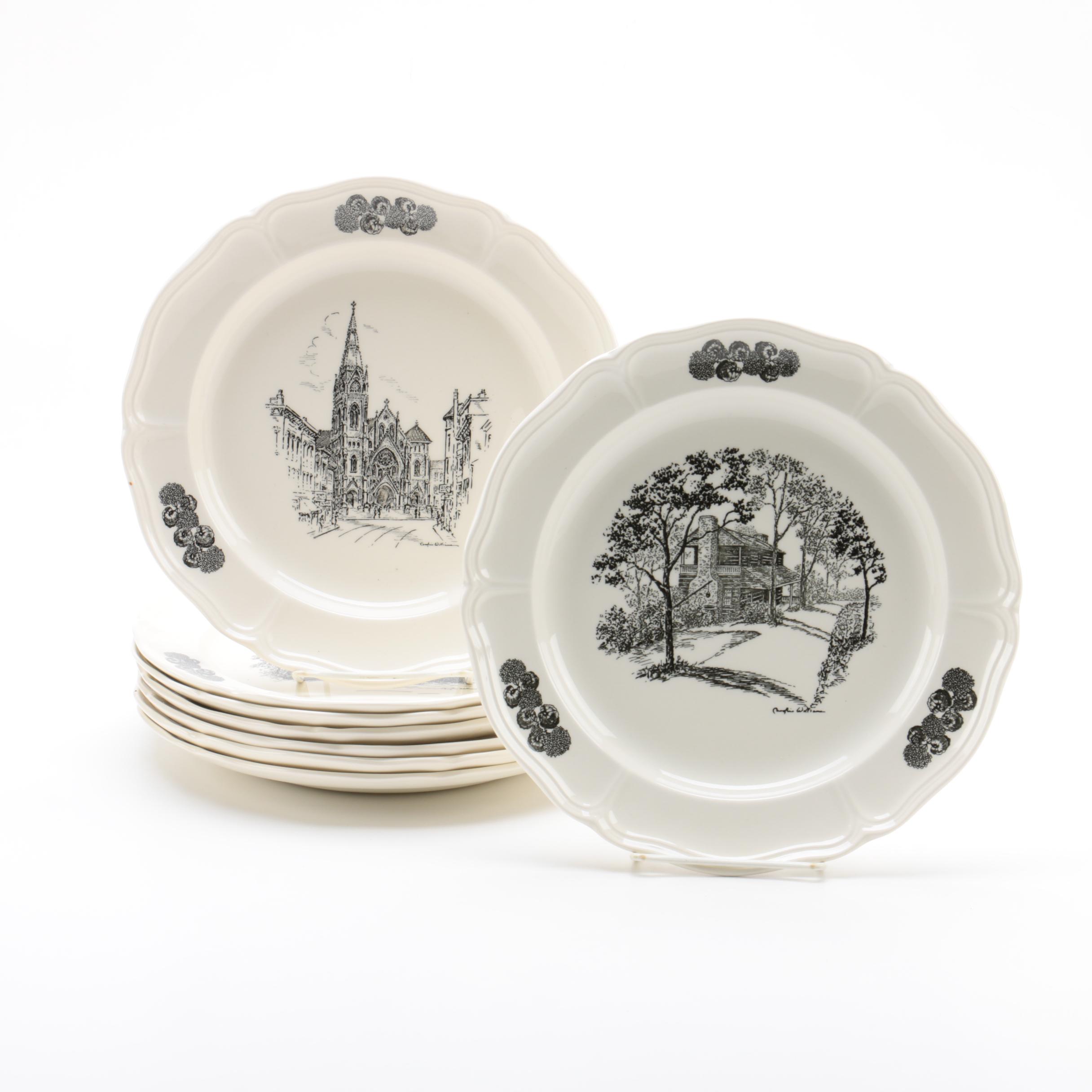 Wedgwood Limited Edition Caroline Williams "Scenes of Cincinnati" Plates