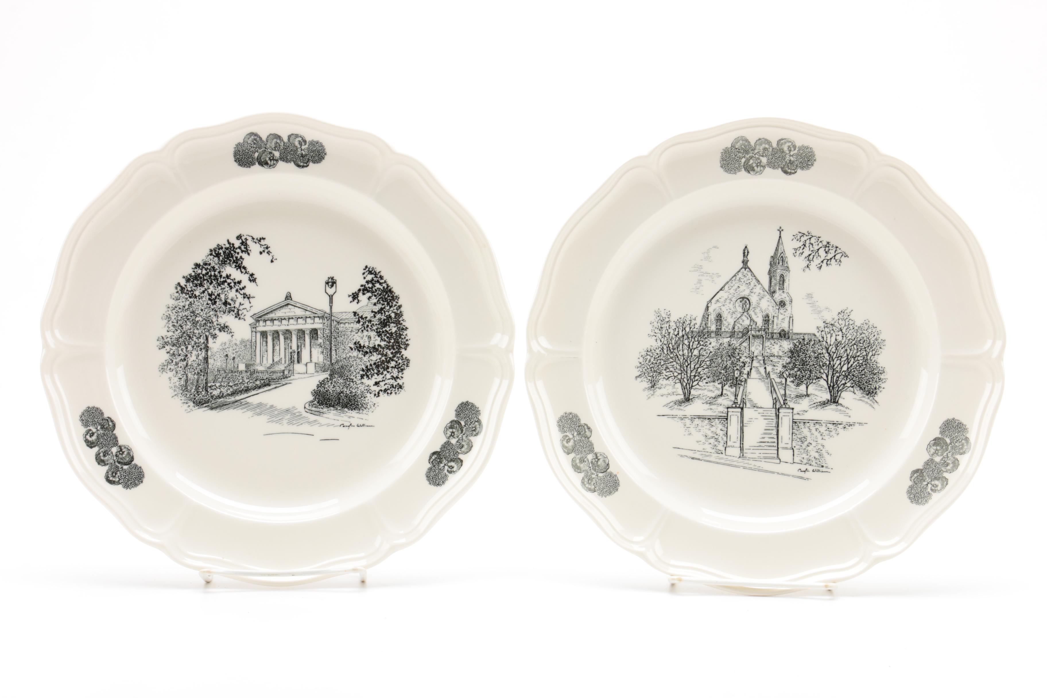 Wedgwood Limited Edition Caroline Williams "Scenes of Cincinnati" Plates