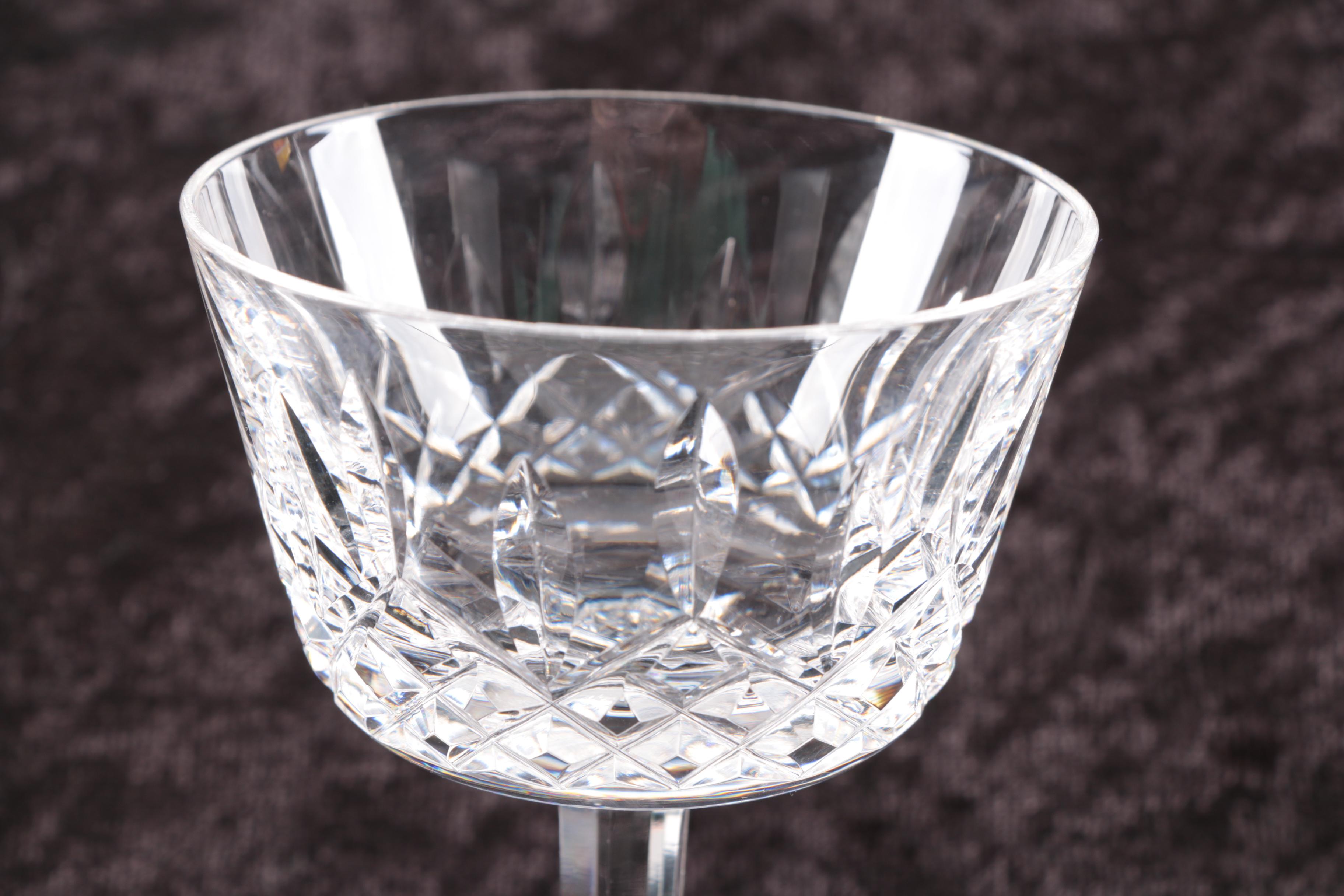 Waterford Crystal "Lismore" Liquor Cocktail Glasses