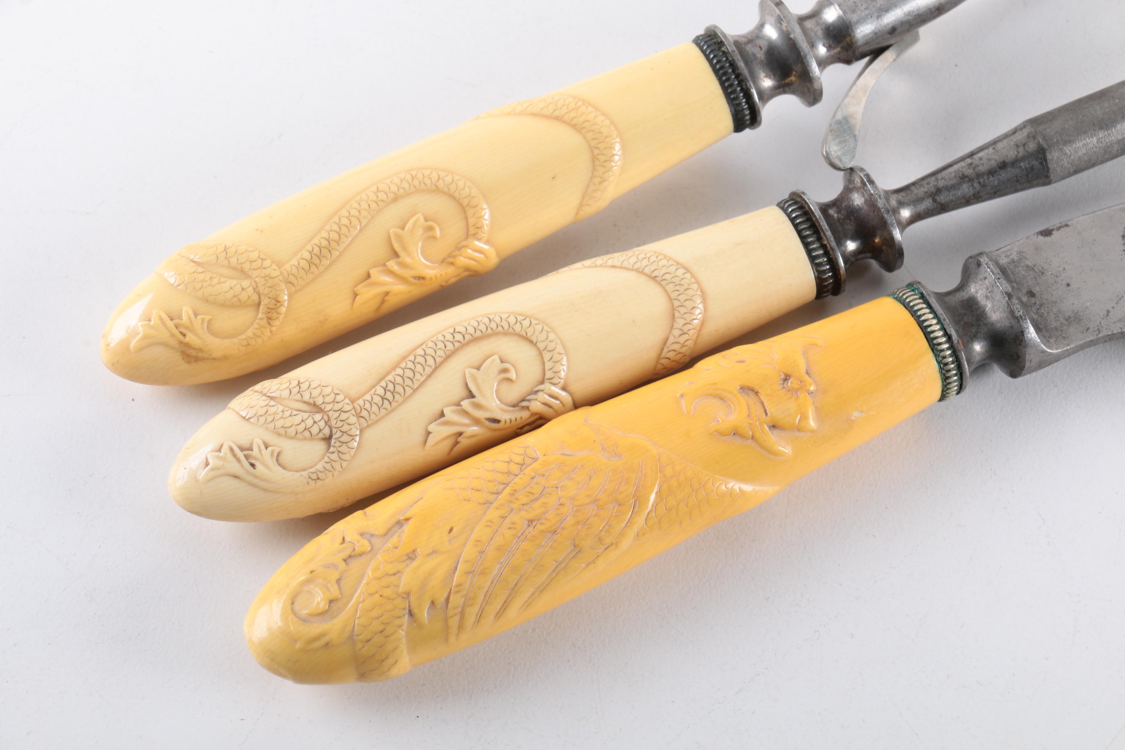 Wm Rogers "Arbutus" Silver Plate Pointed Bowl Spoons and Other Pieces