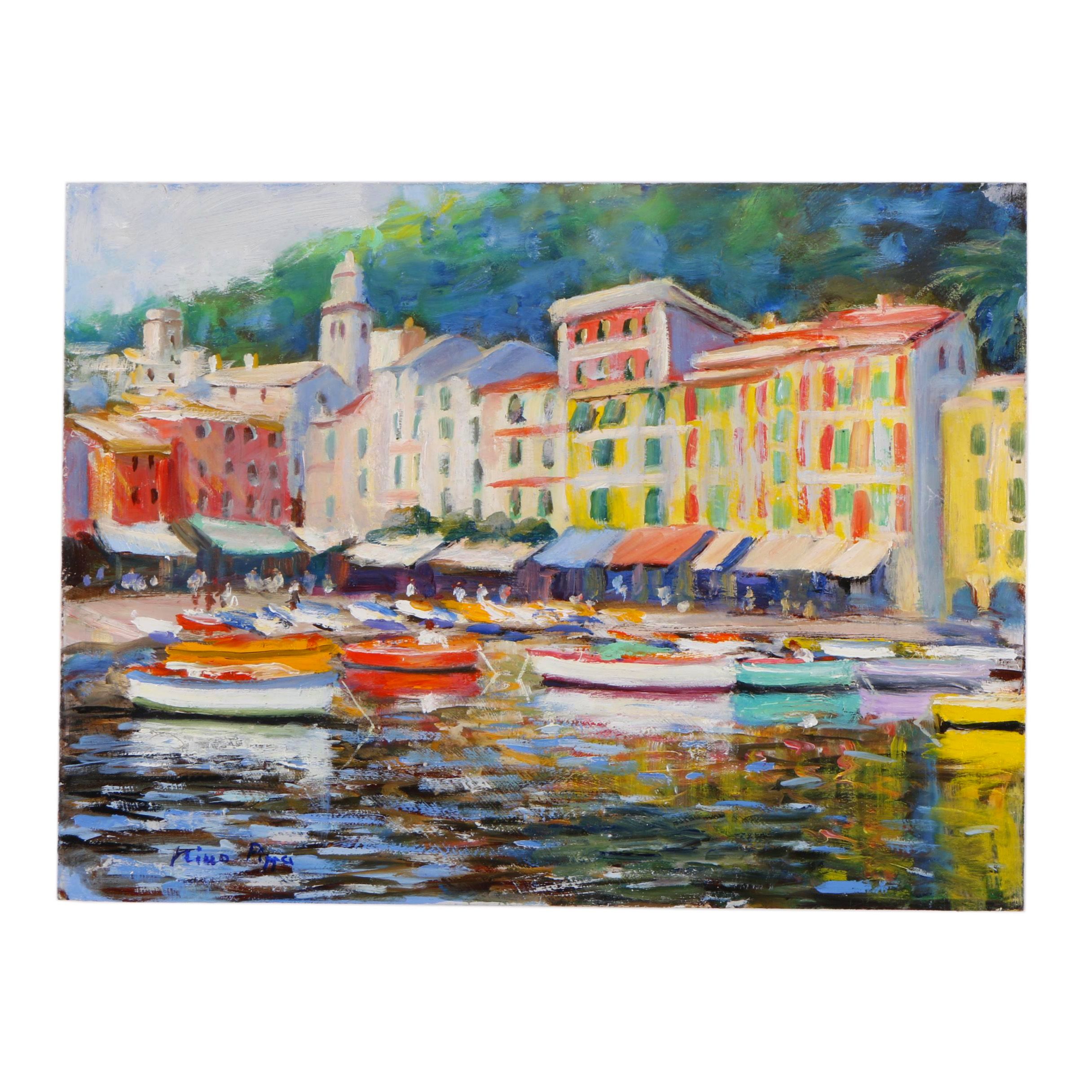 Nino Pippa Oil Painting "Portofino"