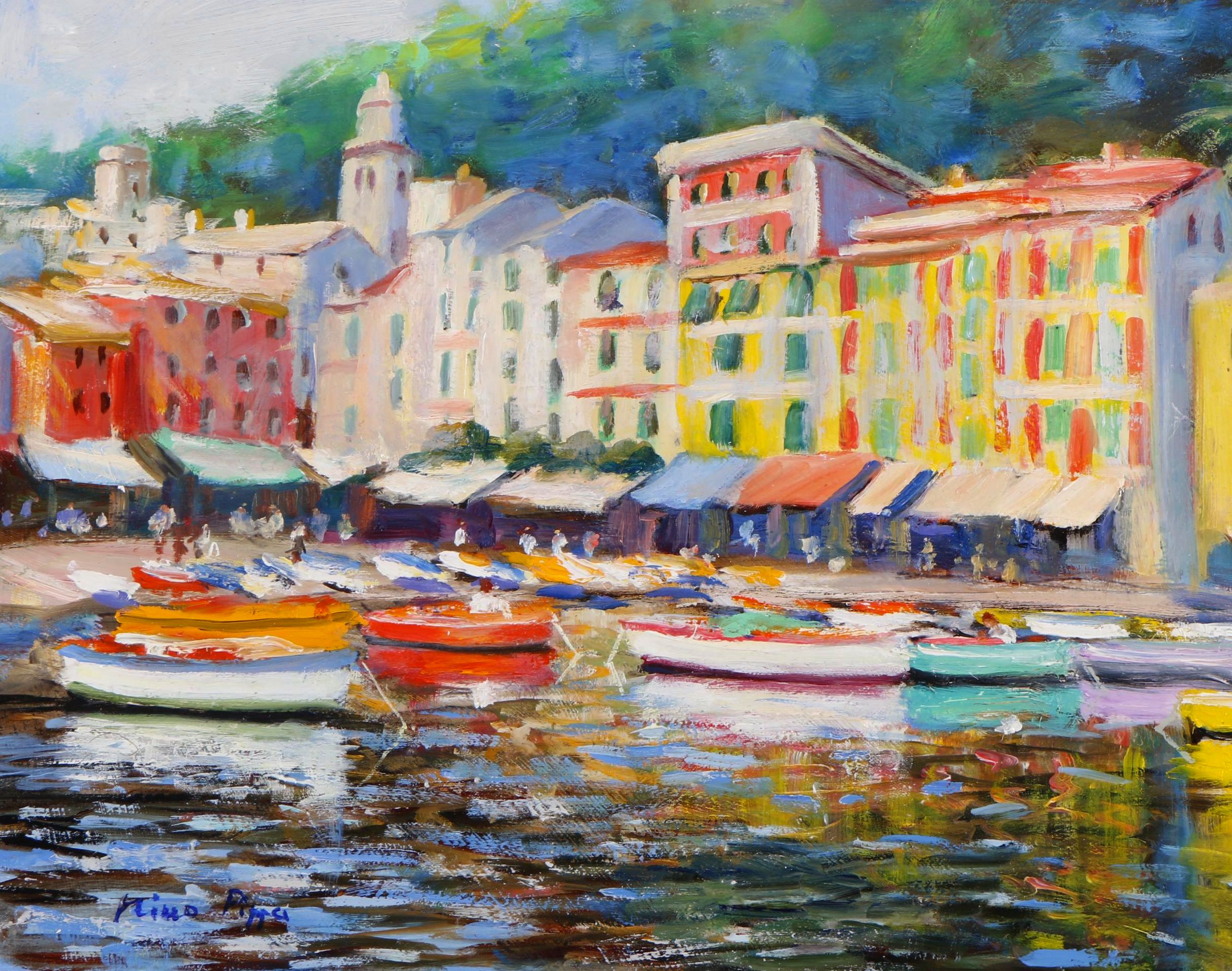 Nino Pippa Oil Painting "Portofino"