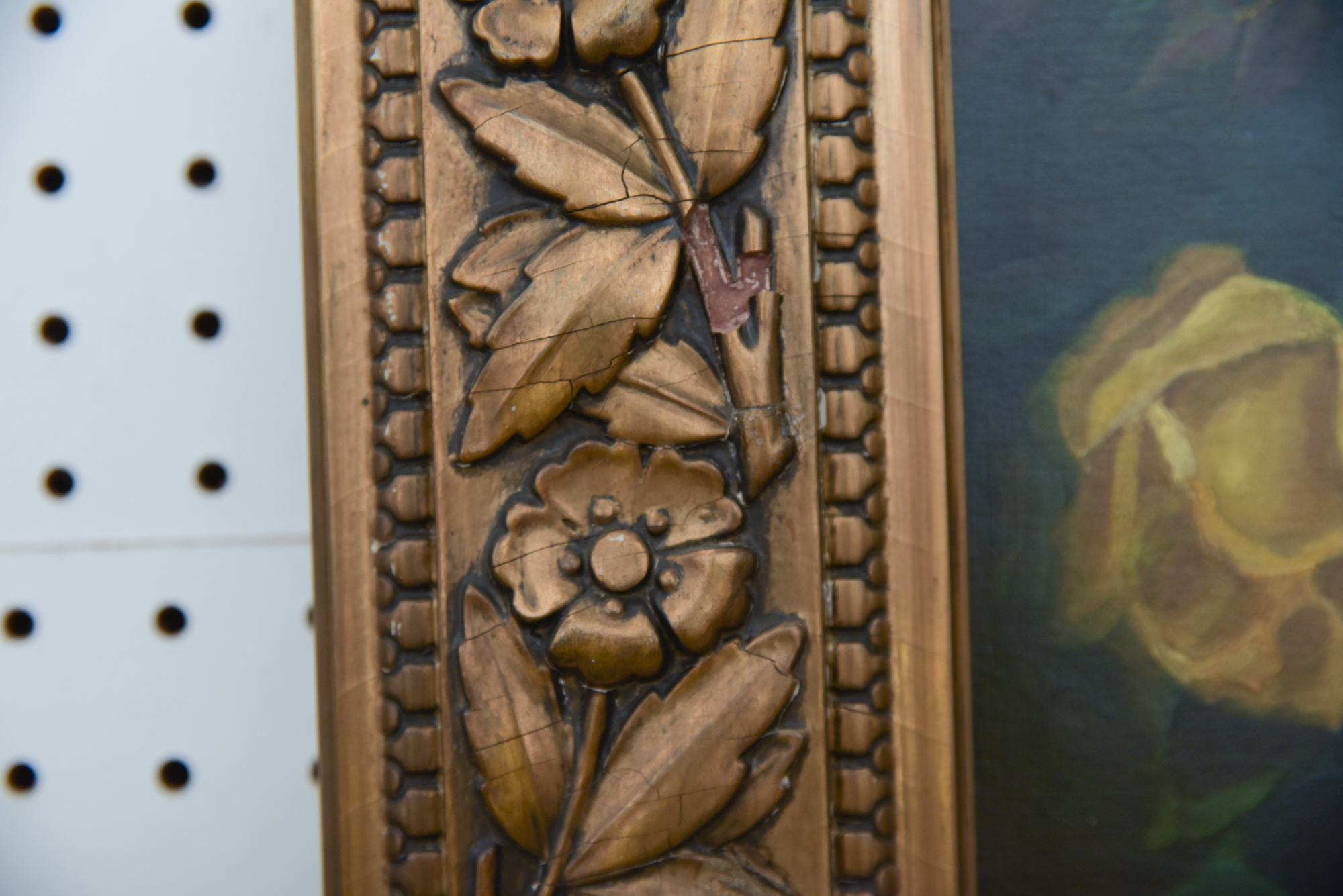 Oil Painting of Roses