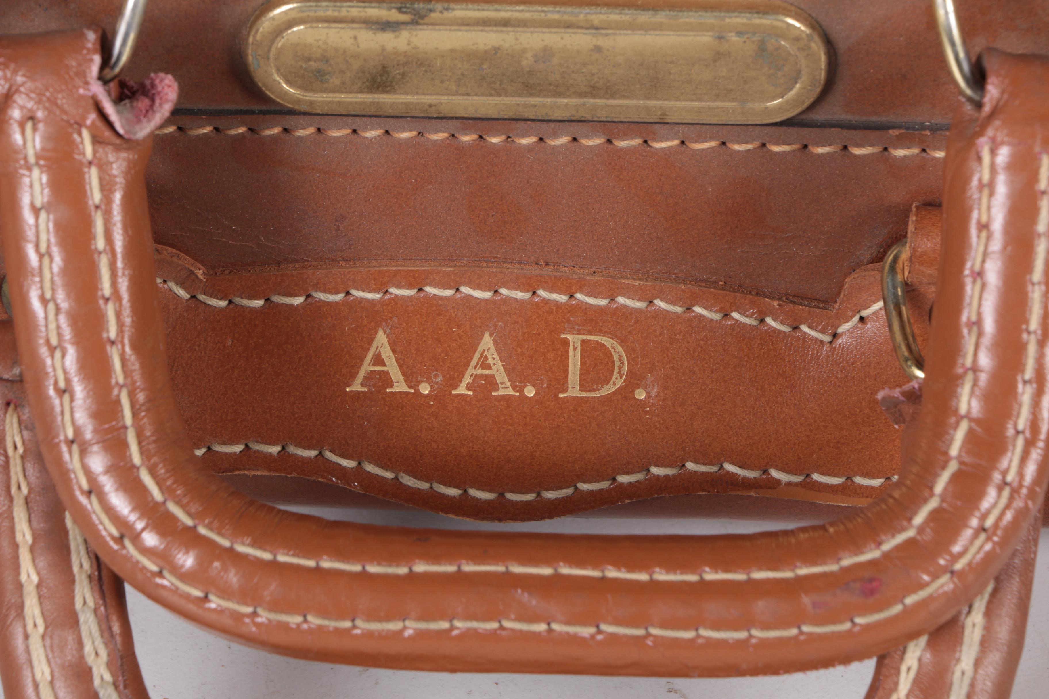 Vintage Leed's Leather Luggage Set with Presto Locks