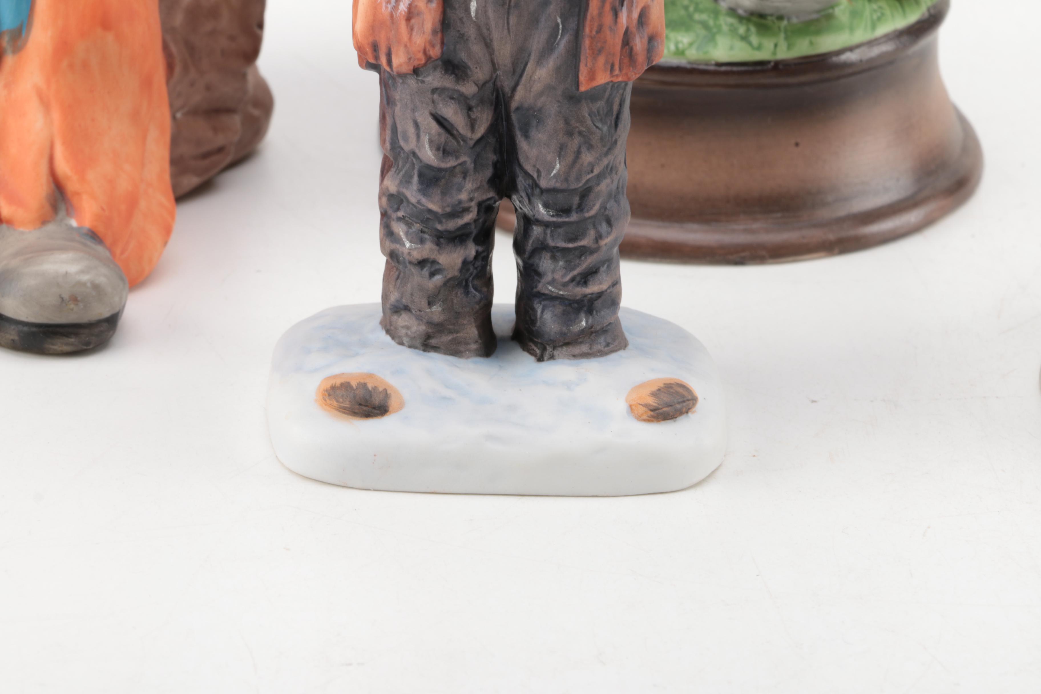 Flambro Emmett Kelly Junior Weary Willy Clown Figurines