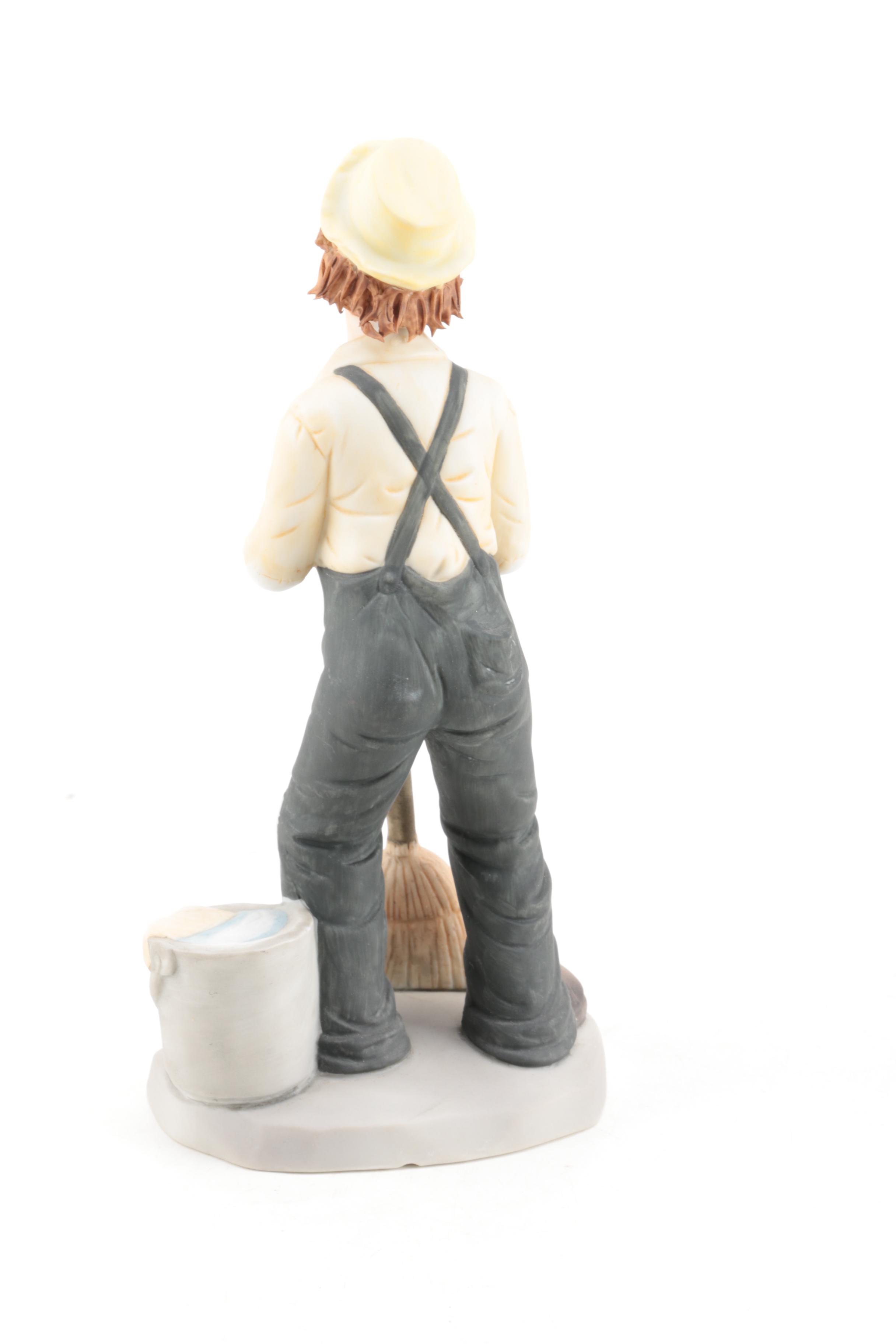 Flambro Emmett Kelly Junior Weary Willy Clown Figurines