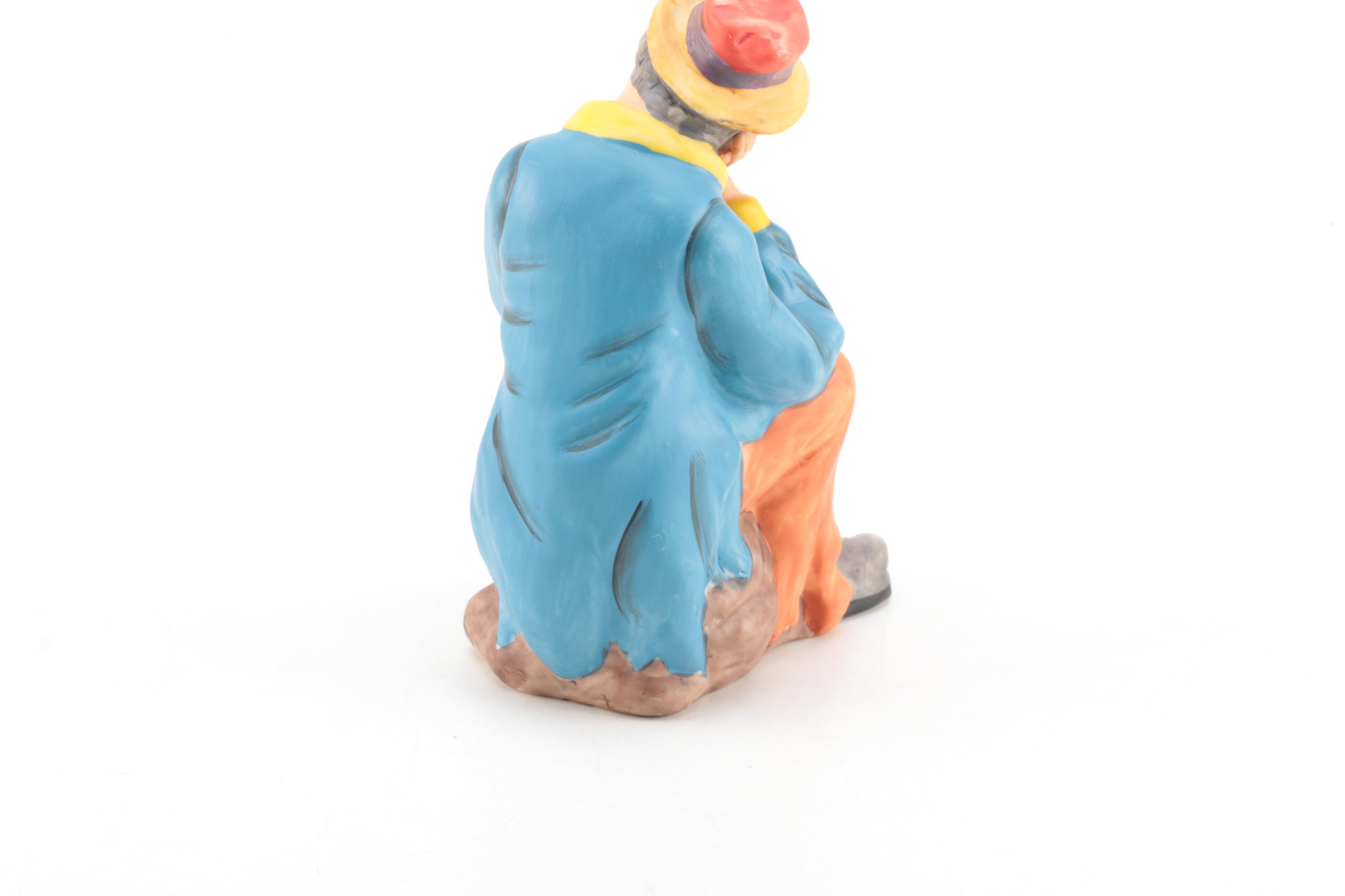 Flambro Emmett Kelly Junior Weary Willy Clown Figurines