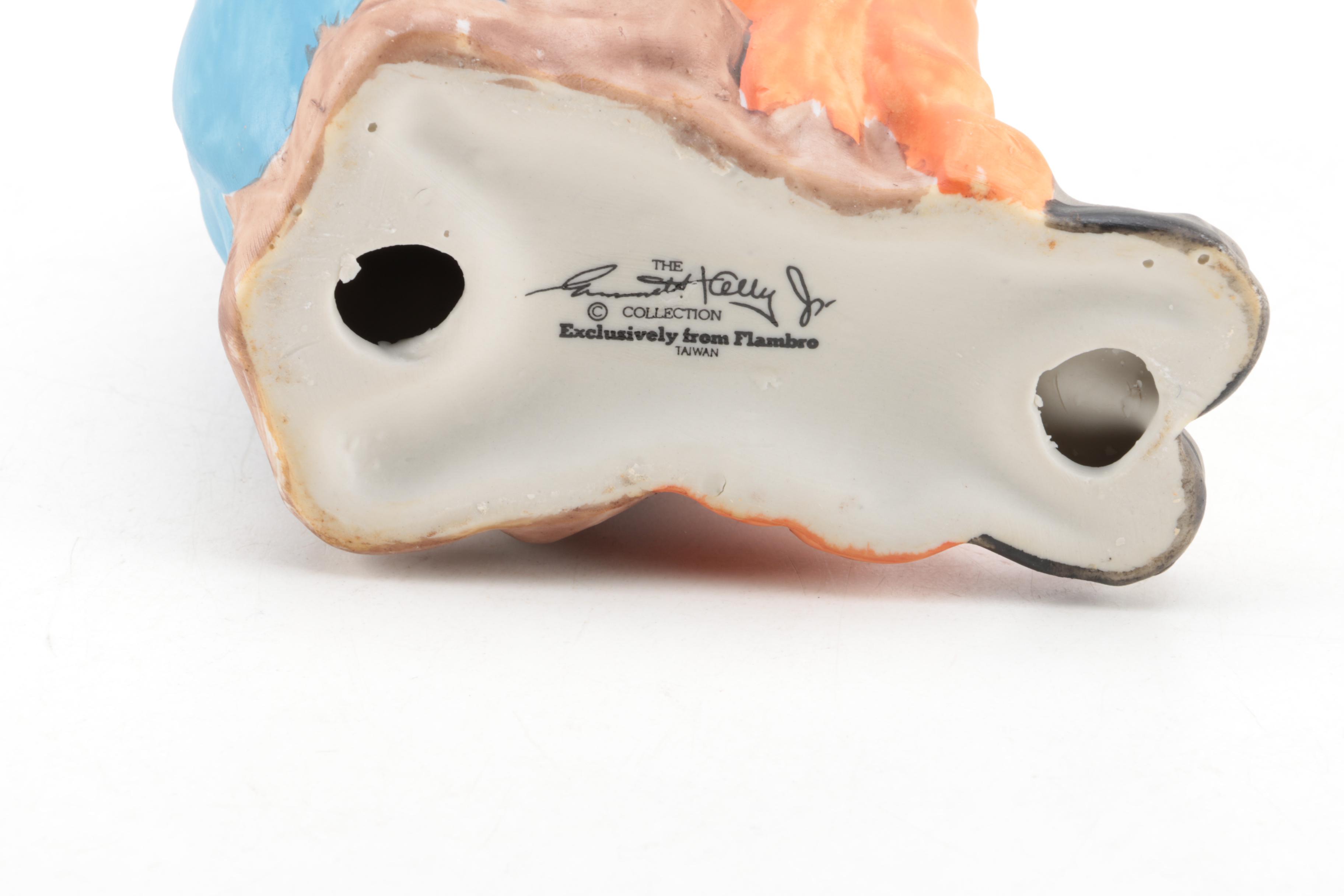 Flambro Emmett Kelly Junior Weary Willy Clown Figurines