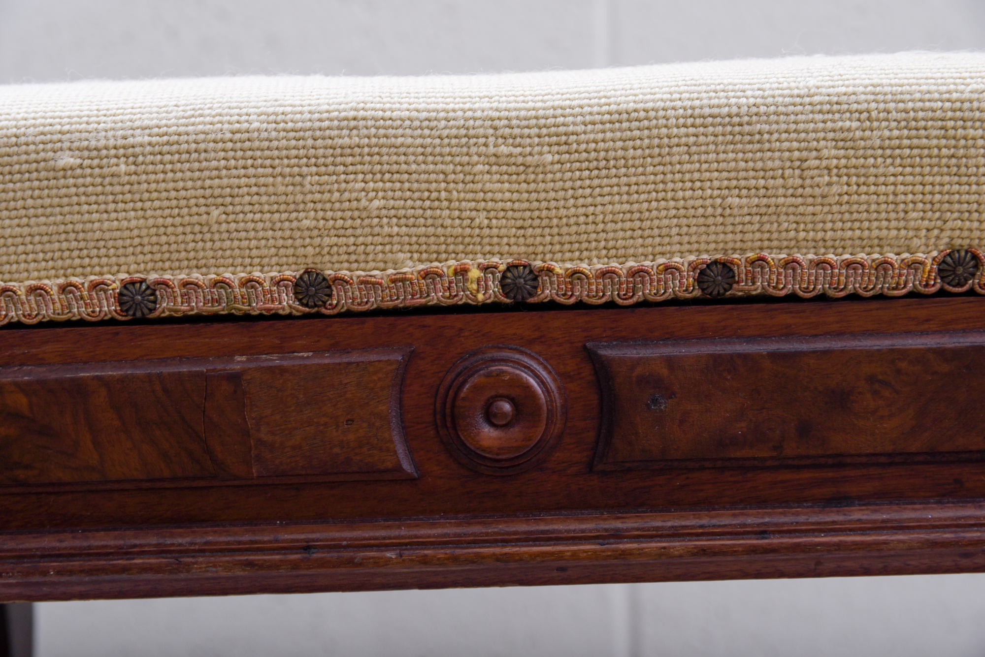 Victorian Renaissance-Revival Walnut Organ Stool