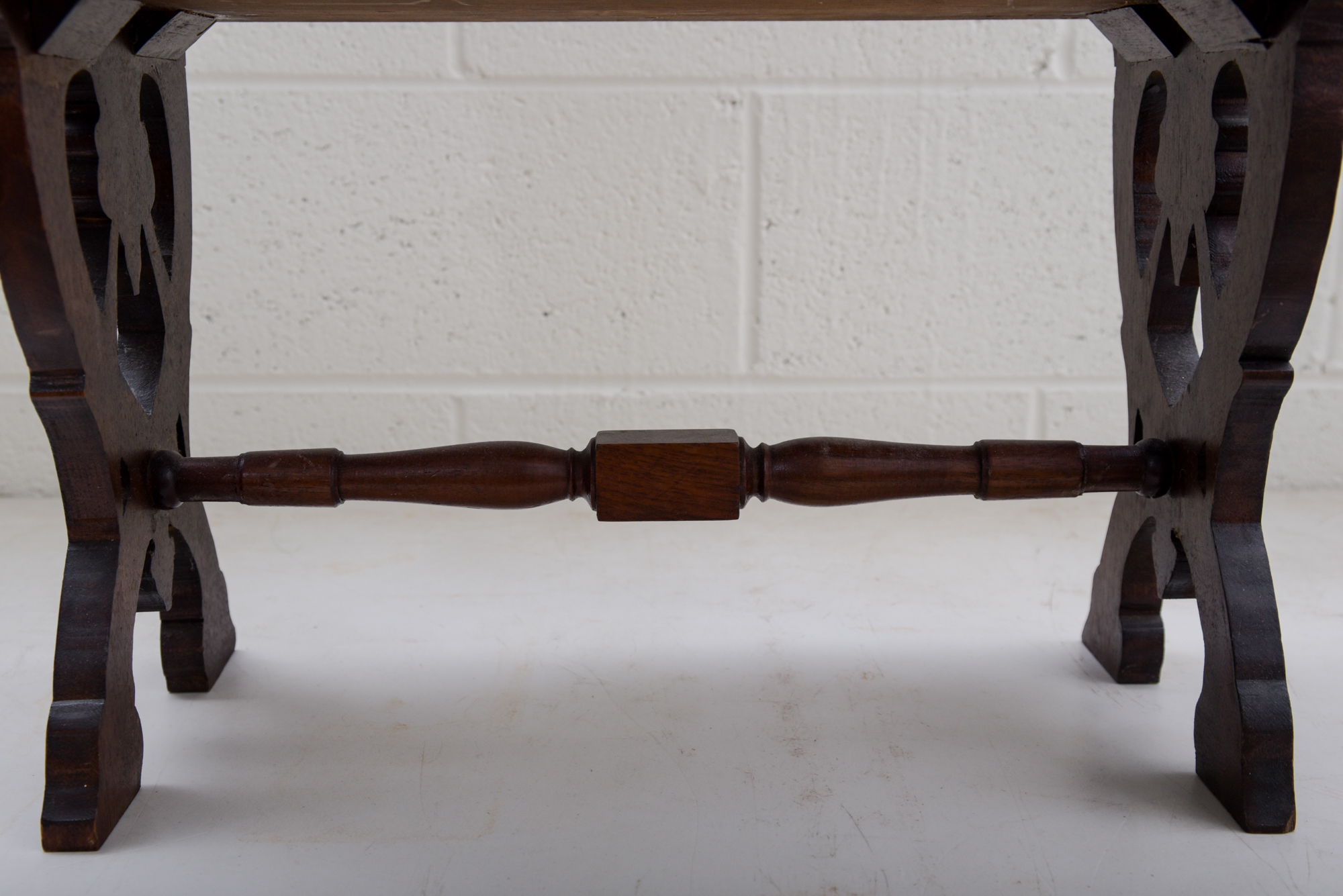 Victorian Renaissance-Revival Walnut Organ Stool