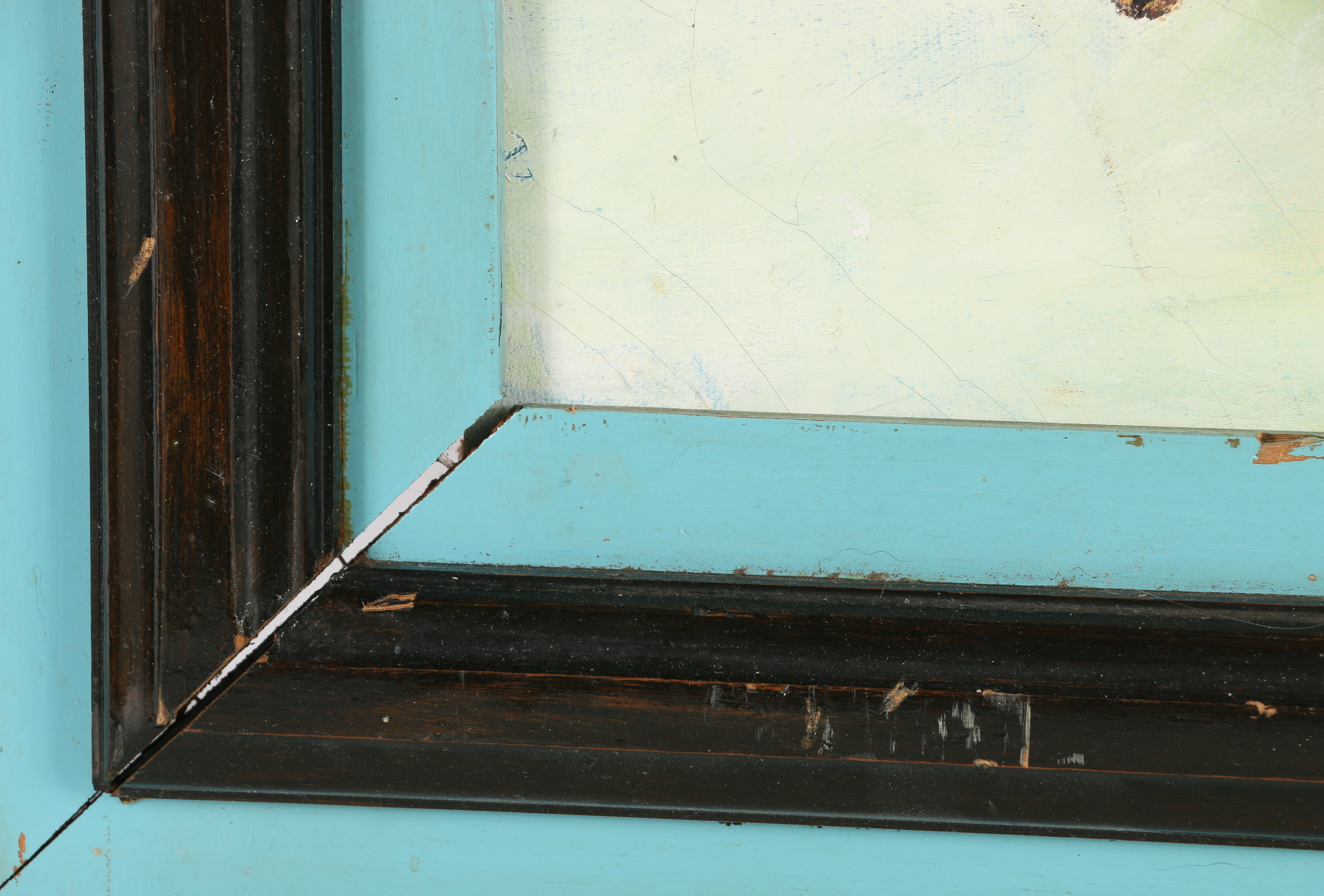 "Skippy" Ballard Oil Painting of Man in Rocking Chair