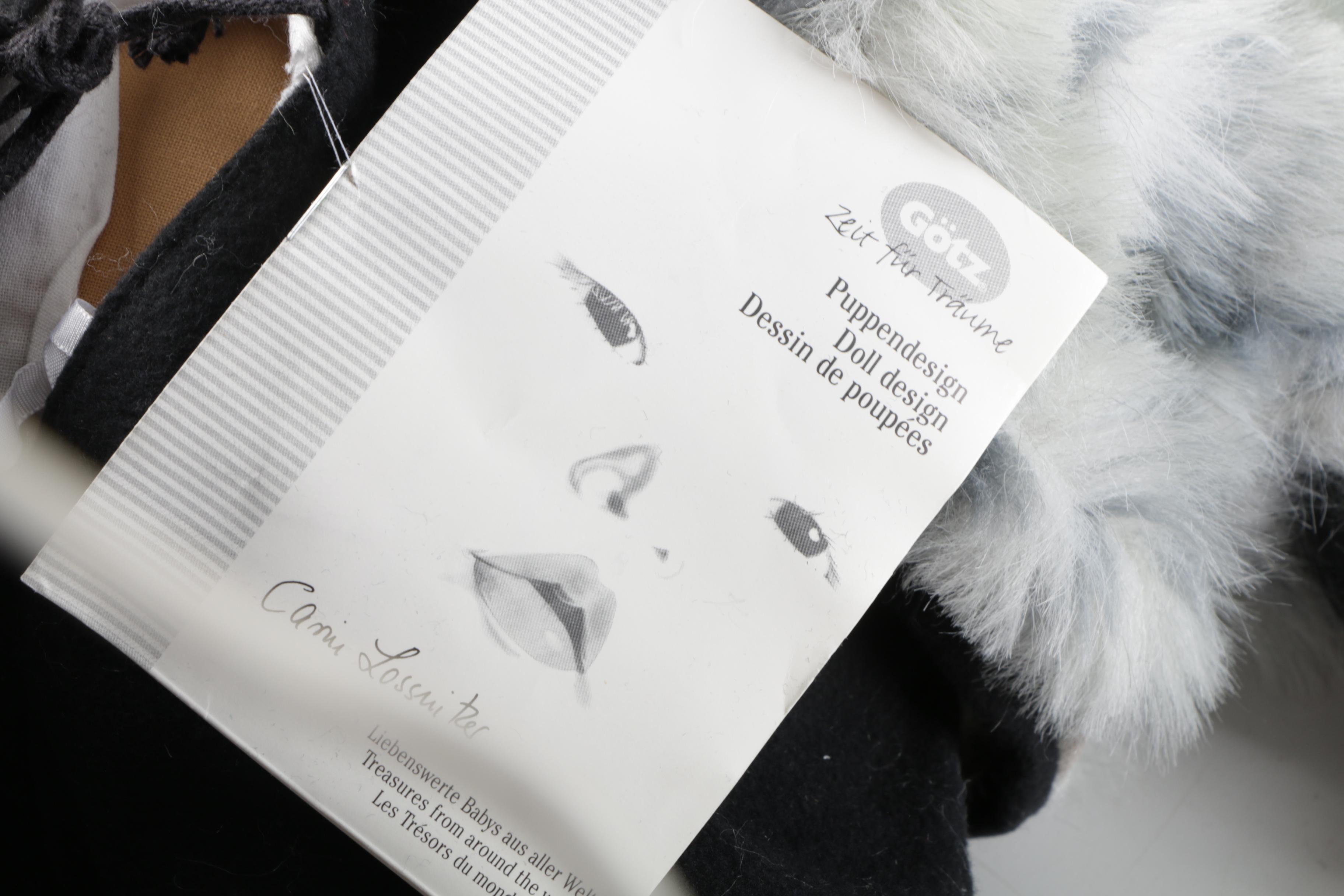 Götz "Carlos" Vinyl Dribble Doll and Heritage Porcelain Innuit Style Doll