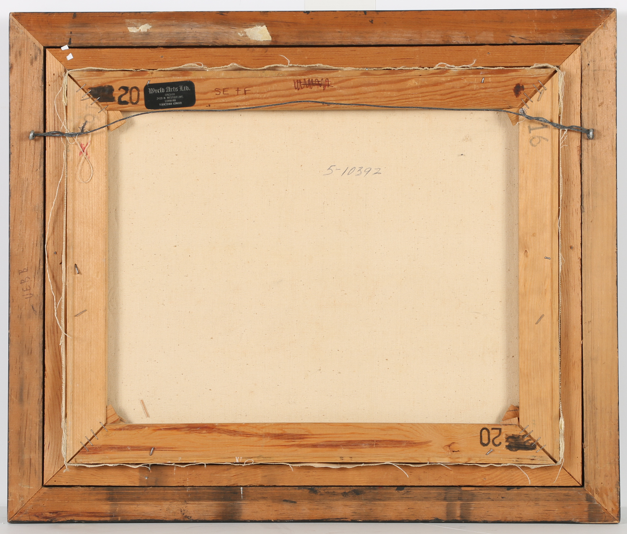 L. Raymond Oil Painting of Nautical Scene