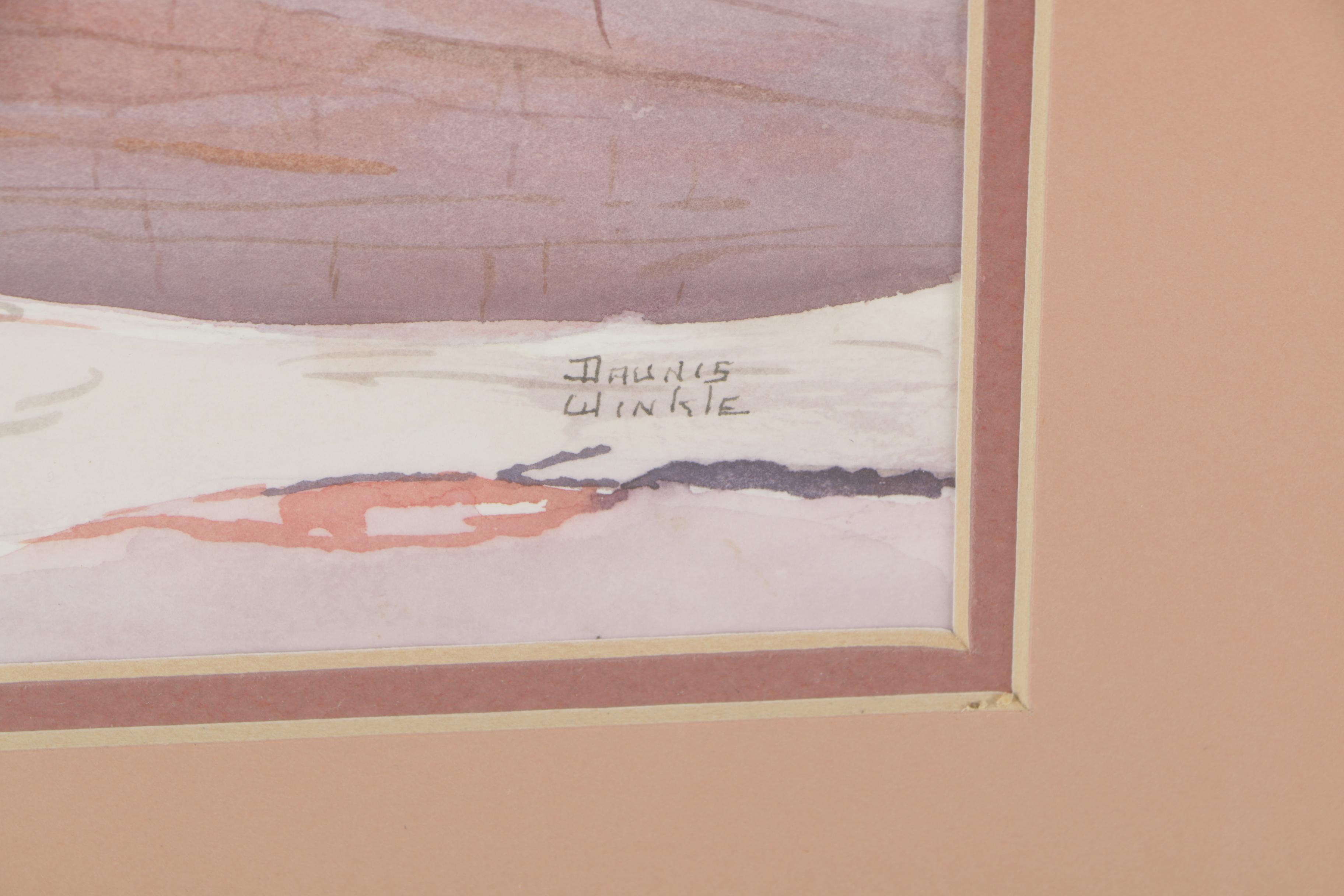 Daunis Winkle Watercolor Paintings of Southwestern Landscapes