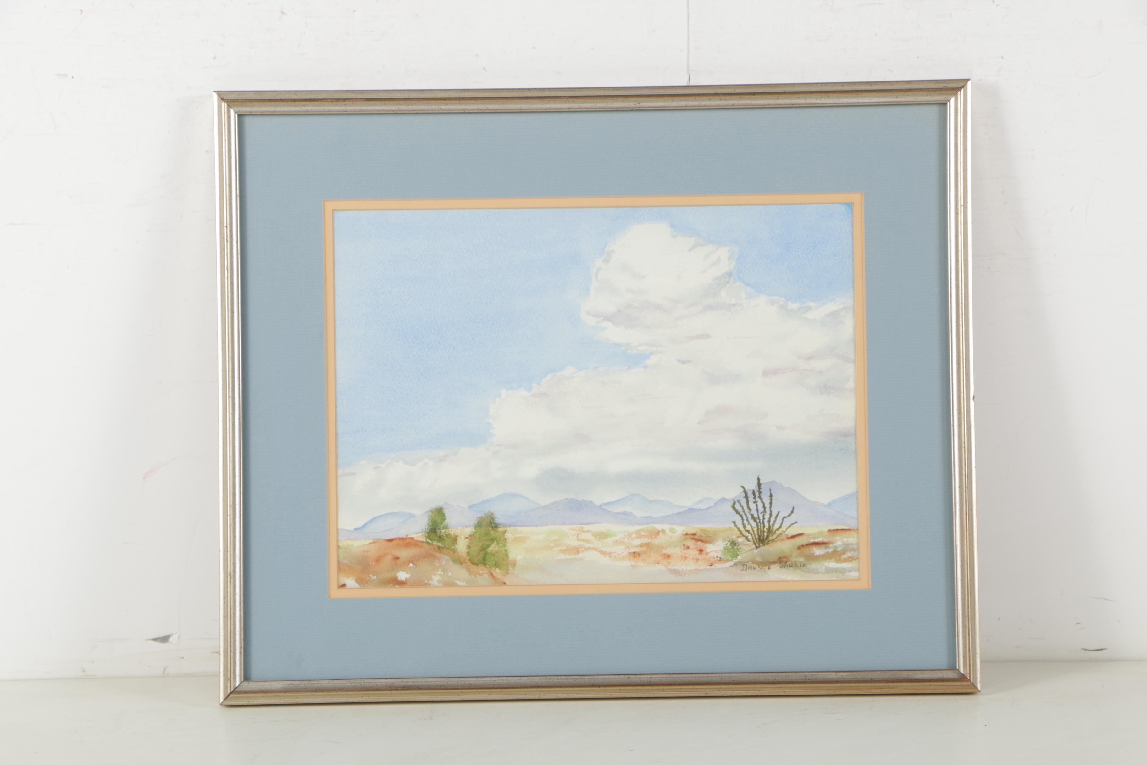 Daunis Winkle Watercolor Paintings of Southwestern Landscapes