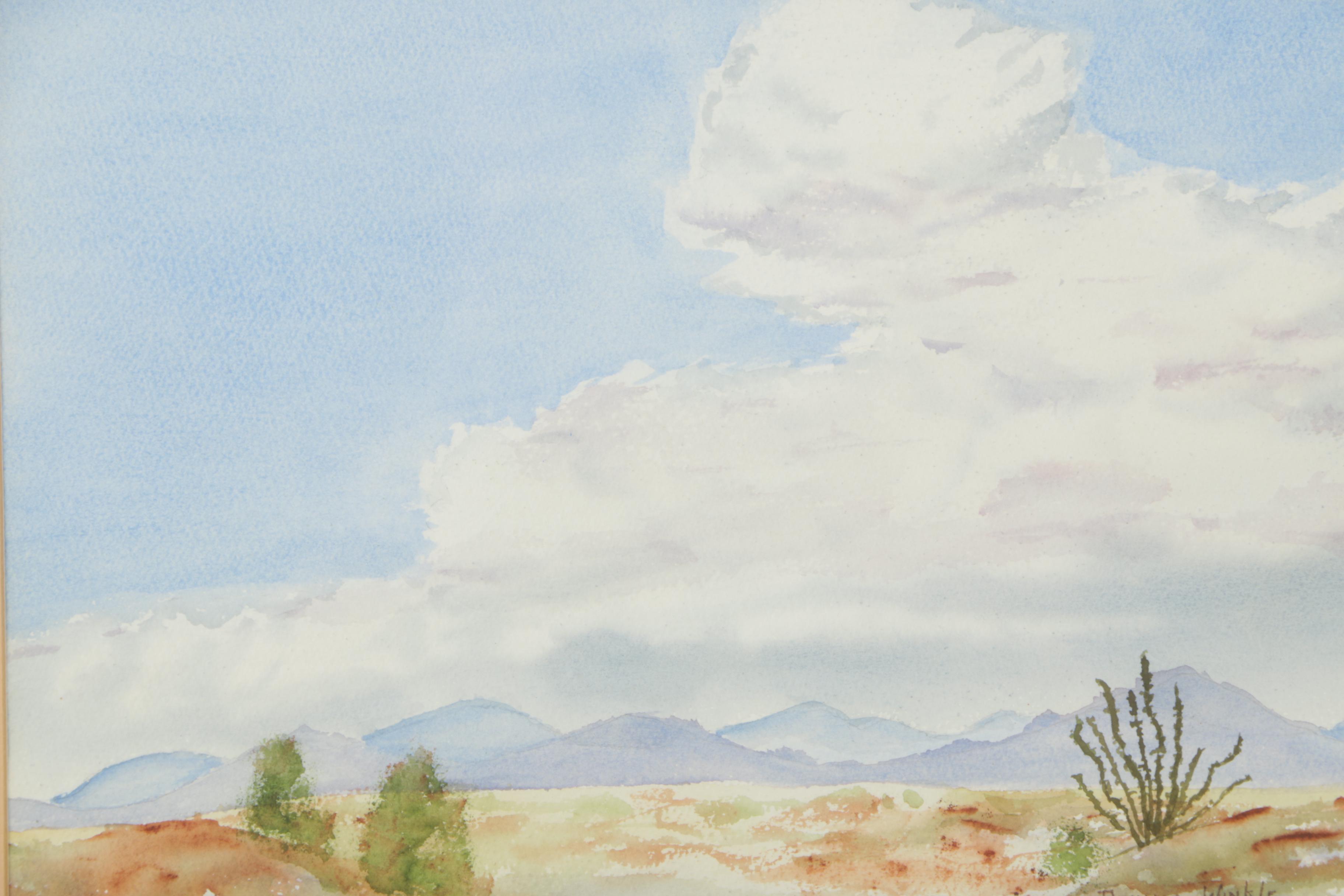 Daunis Winkle Watercolor Paintings of Southwestern Landscapes