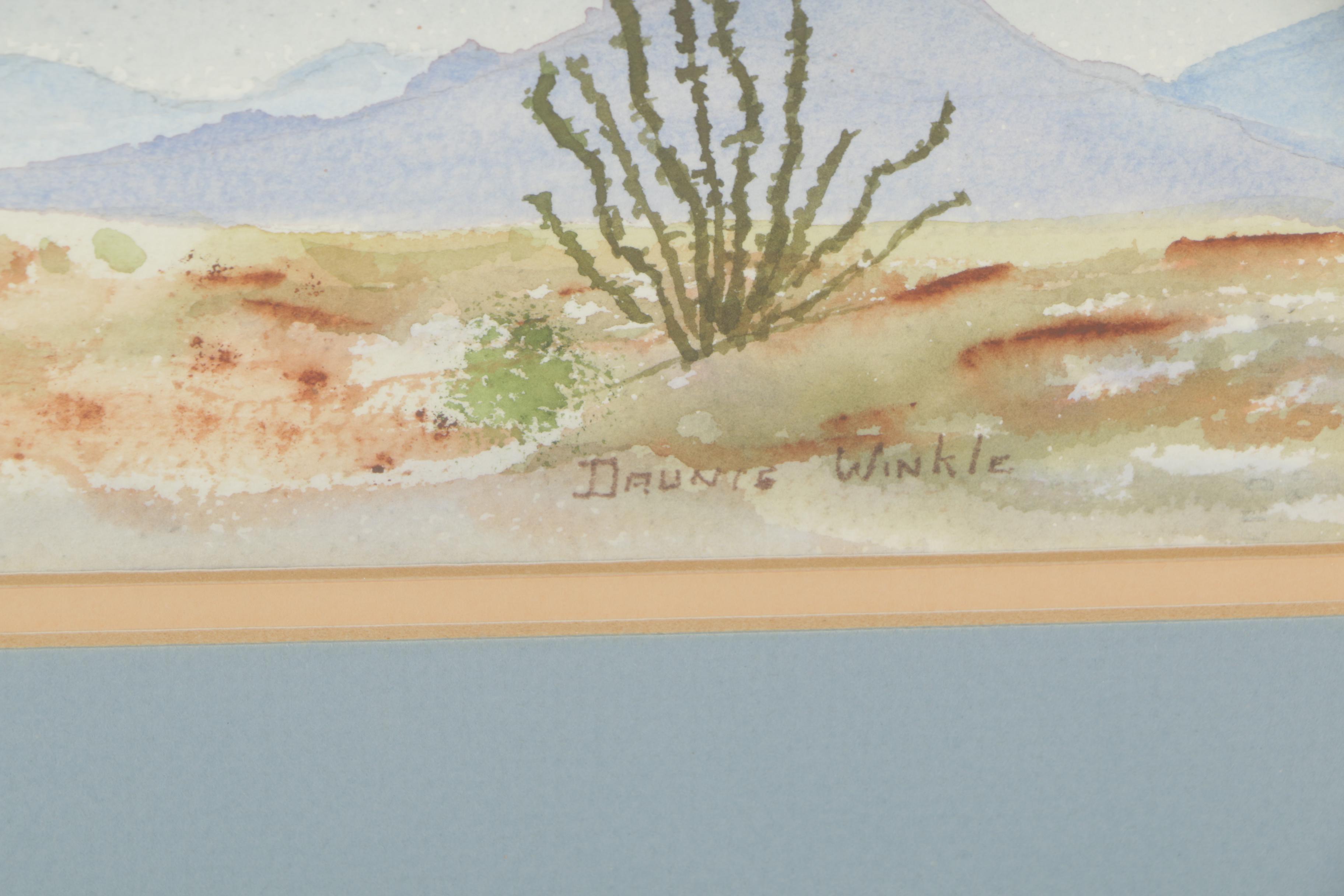 Daunis Winkle Watercolor Paintings of Southwestern Landscapes
