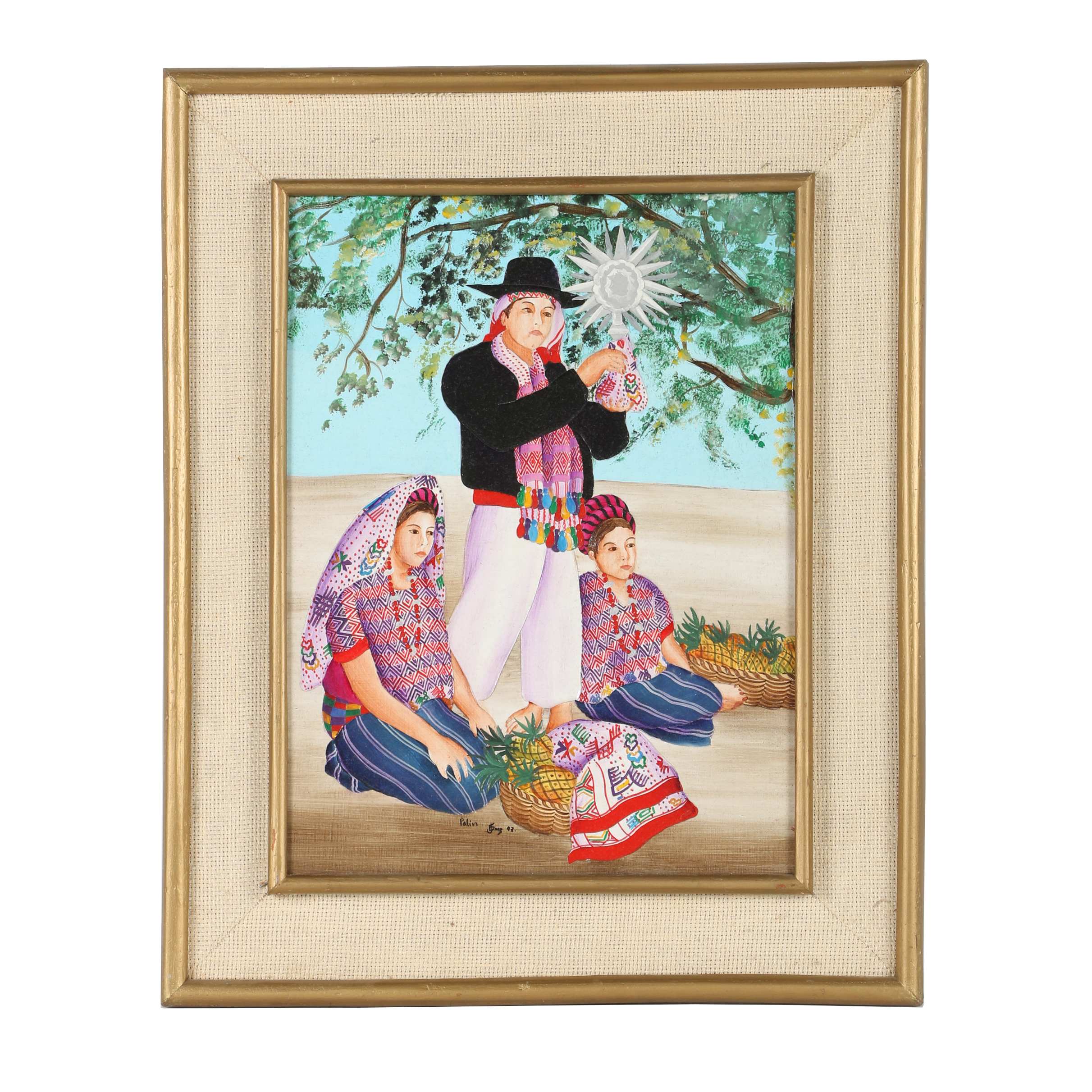 Acrylic Painting with Collage